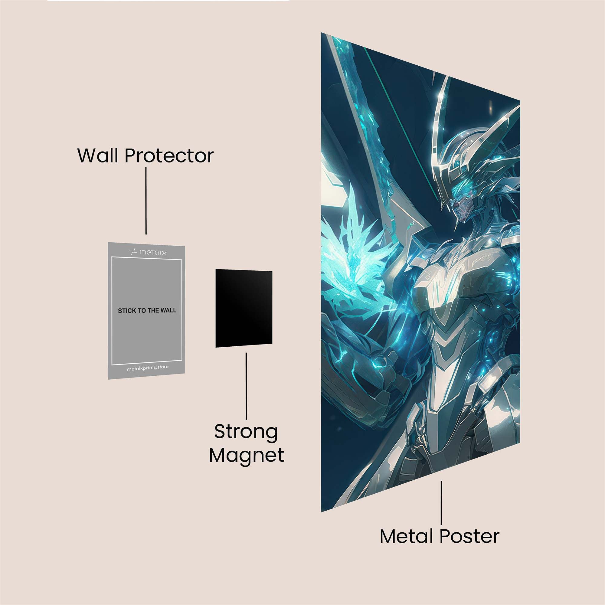 Crystal Guardian Safe Wall Magnetic / M