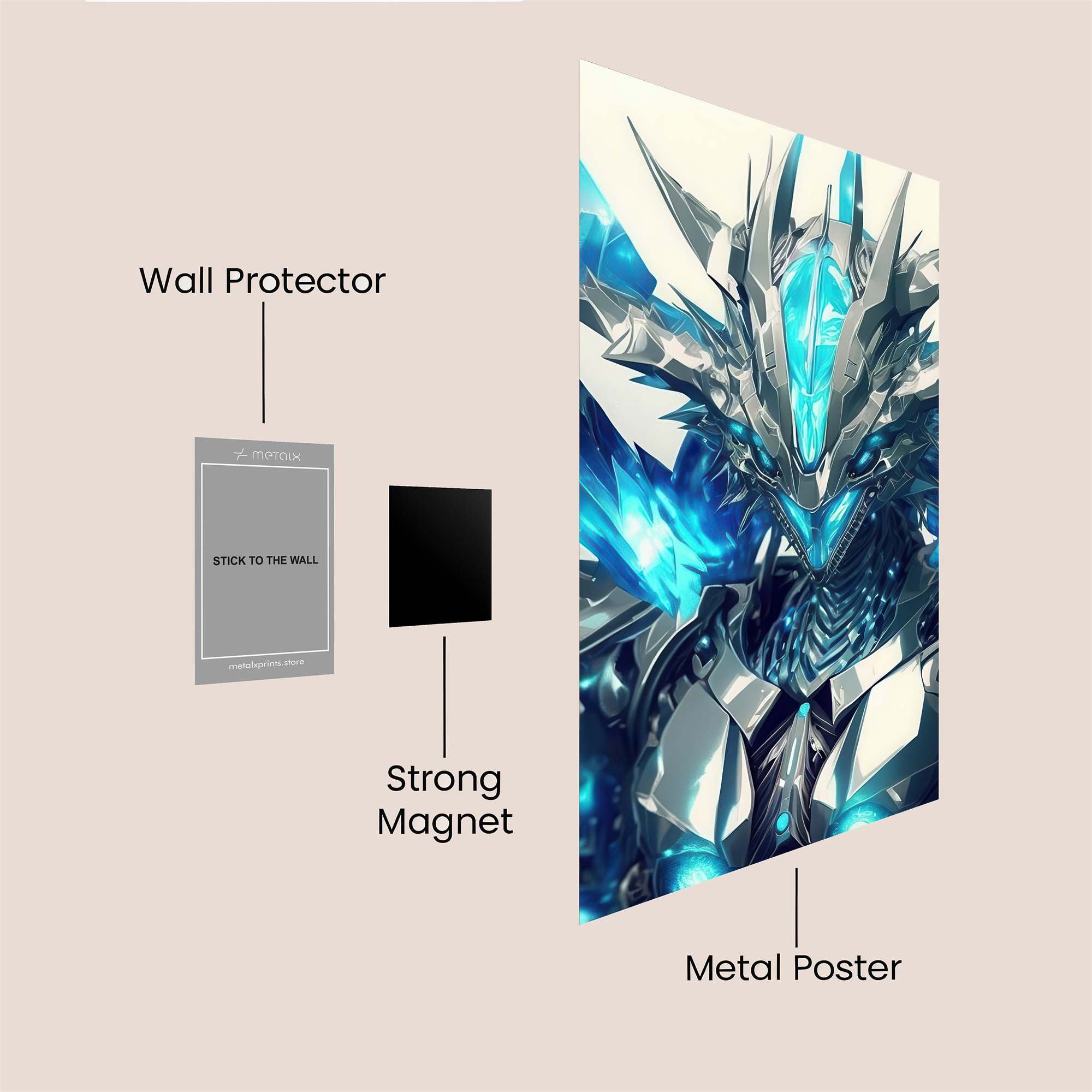 Crystal Majesty Safe Wall Magnetic / M