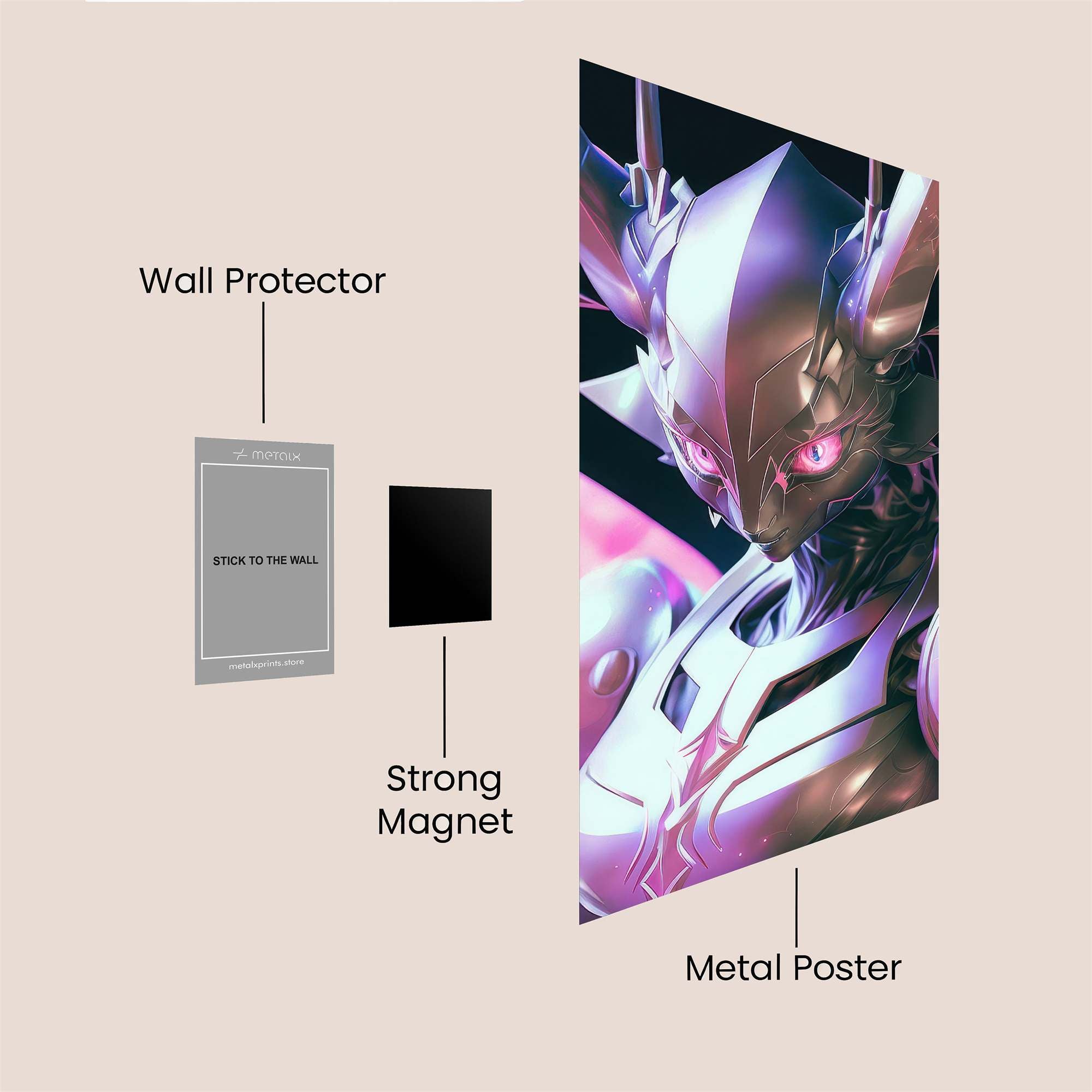 Demon Radiant Safe Wall Magnetic / M