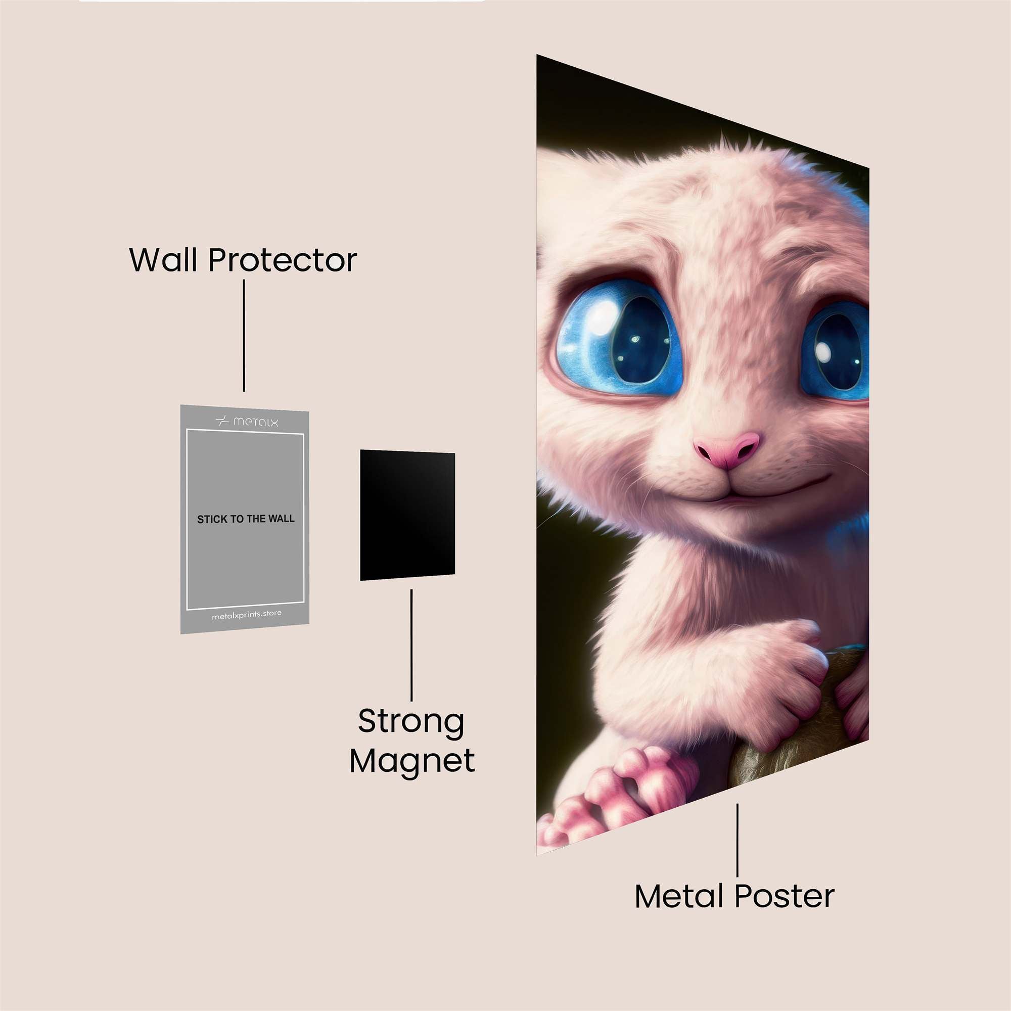 Kira's Wonder Safe Wall Magnetic / M