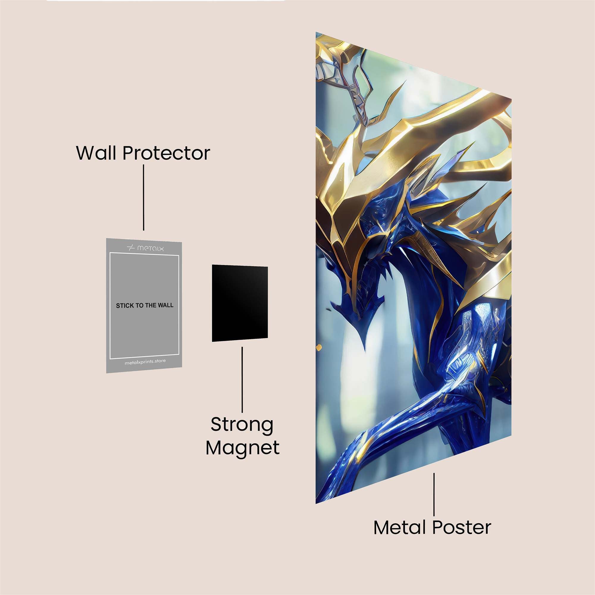 Stag Radiant Safe Wall Magnetic / M