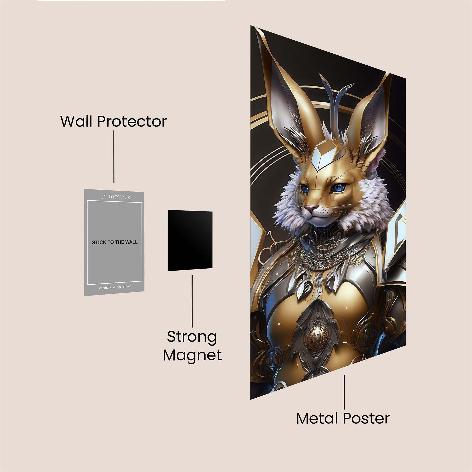 Knightly Serenity Safe Wall Magnetic / M