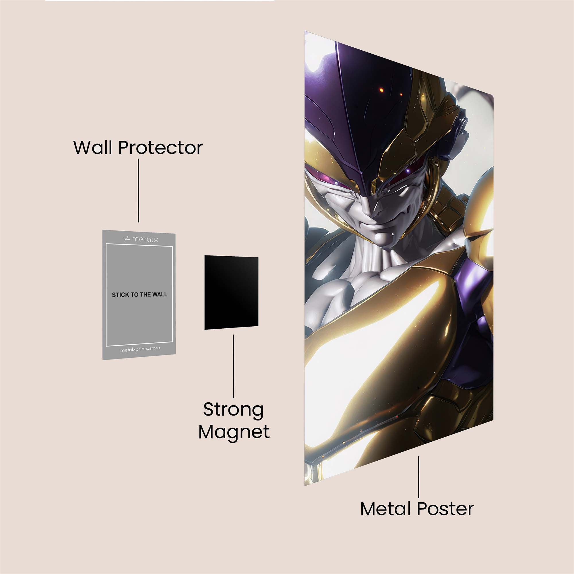 Frieza Regal Safe Wall Magnetic / M