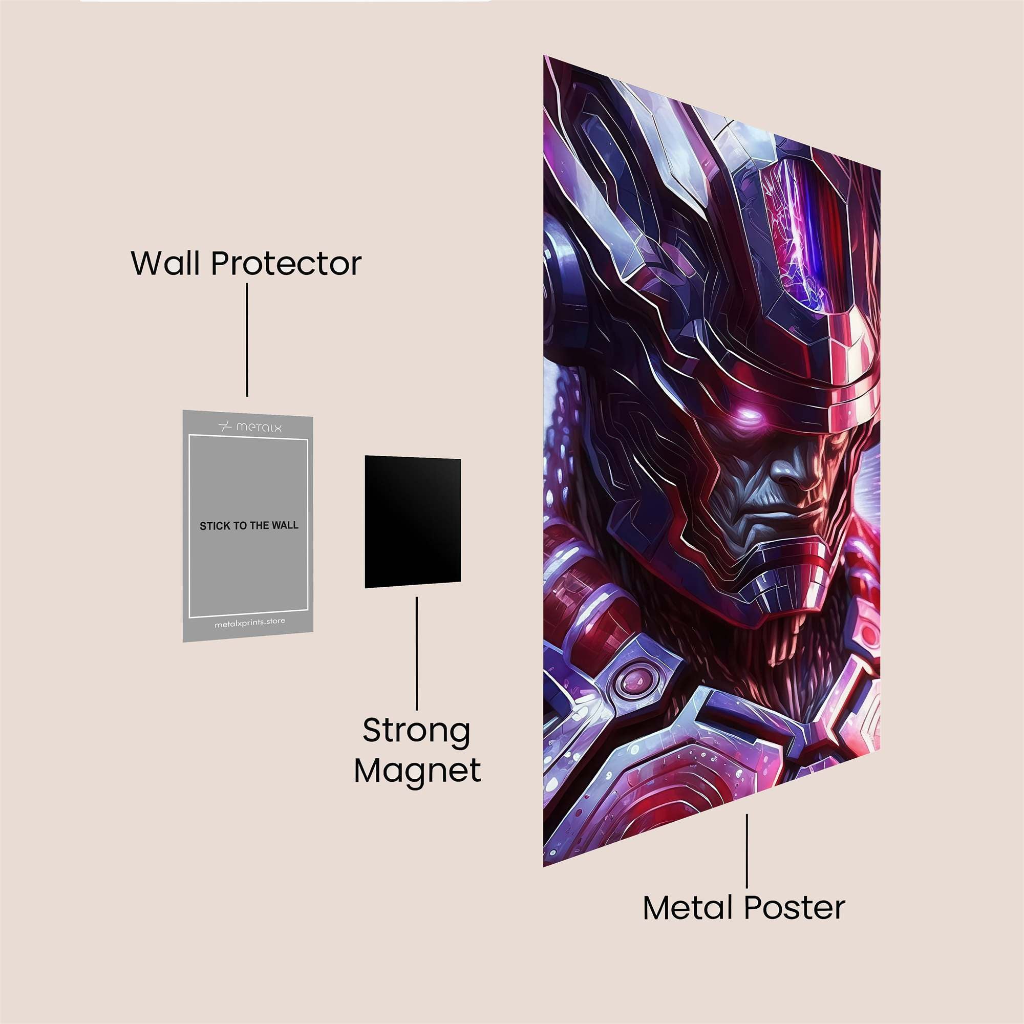 Ultron Menacing Safe Wall Magnetic / M