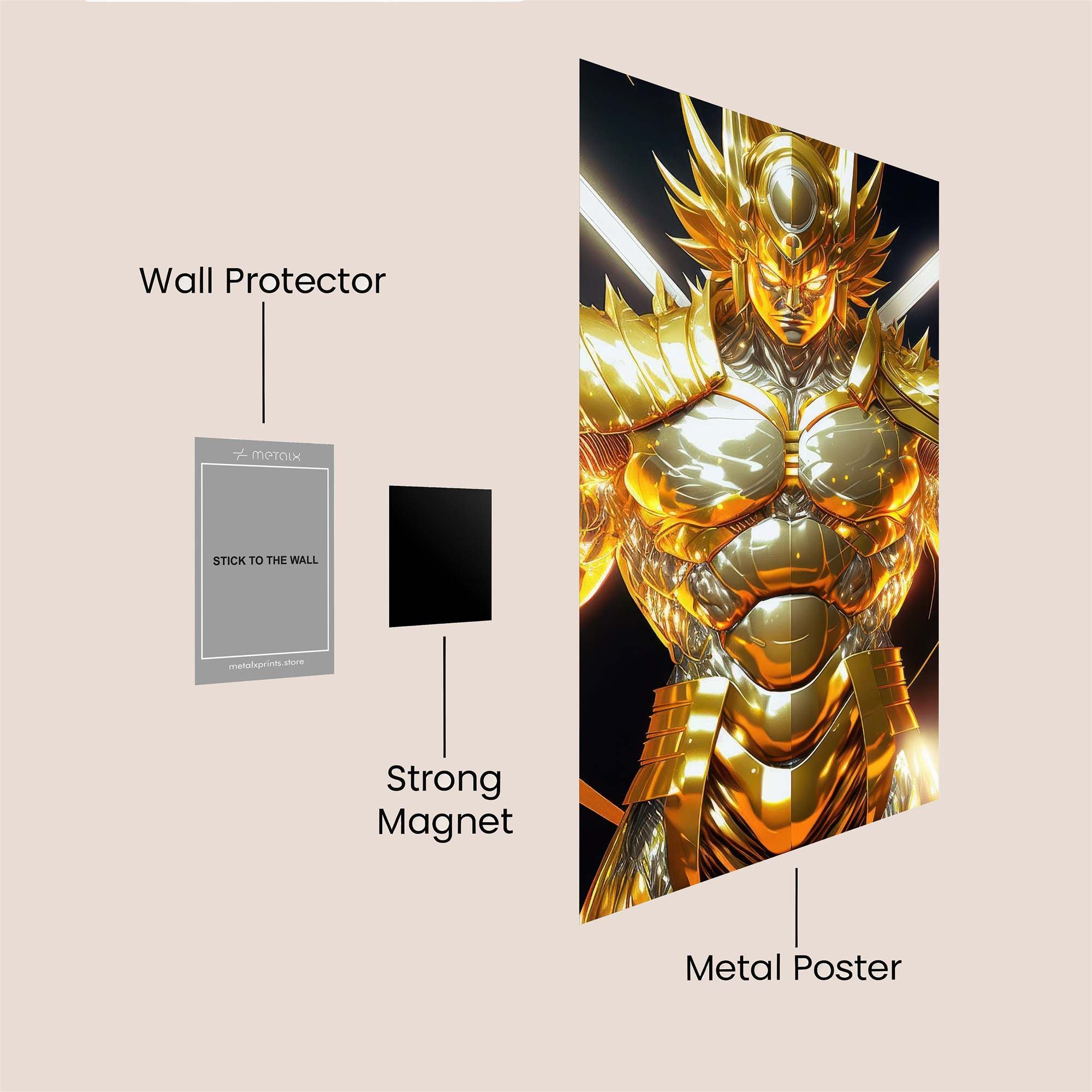 Broly Radiant Safe Wall Magnetic / M