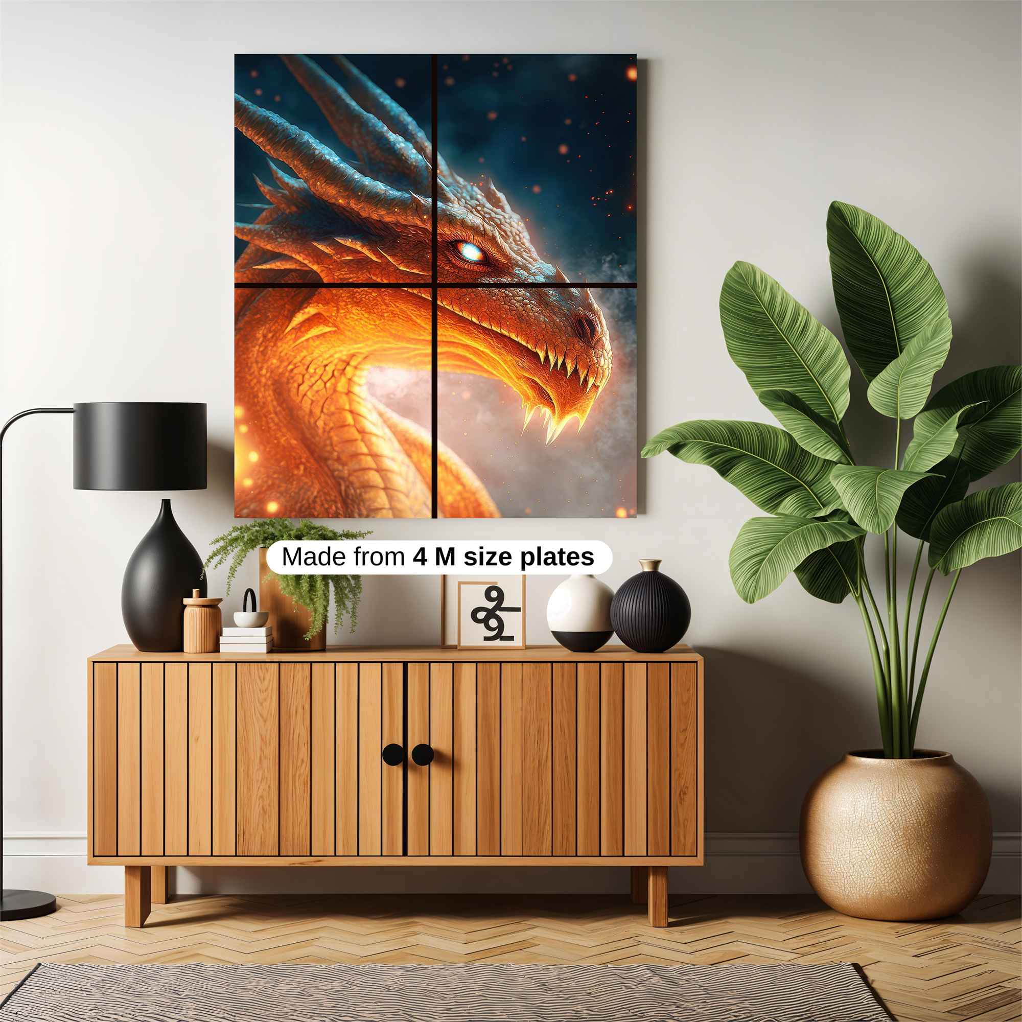 Dragon Blaze Safe Wall Magnetic / M