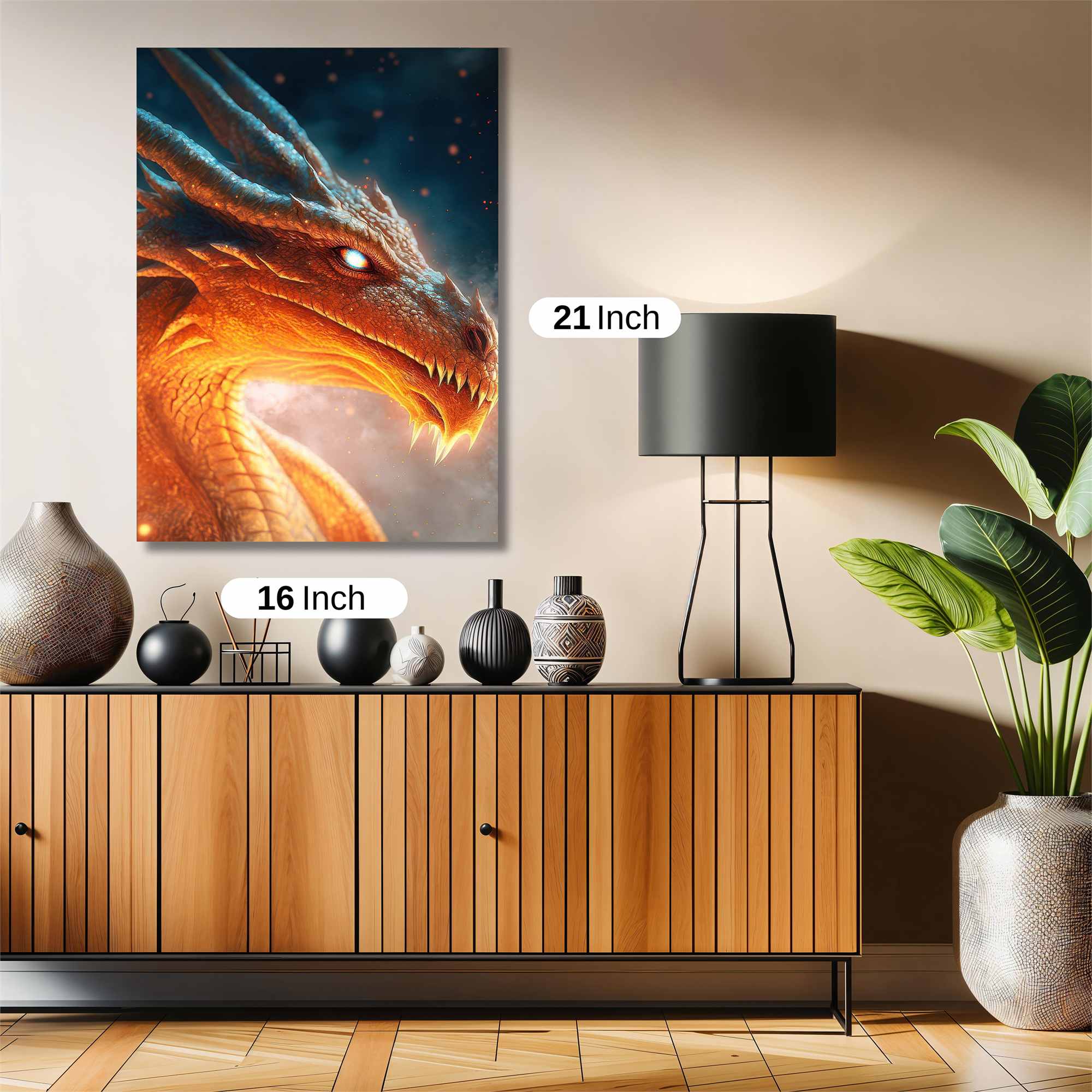 Dragon Blaze Safe Wall Magnetic / M