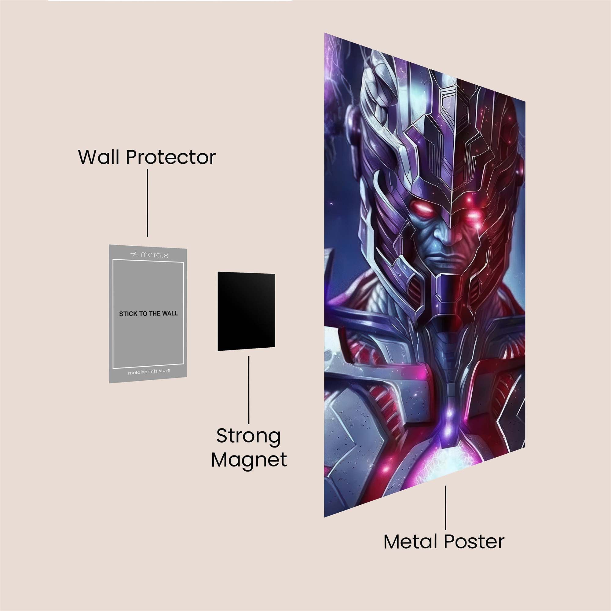 Galactus Unleashed Safe Wall Magnetic / M
