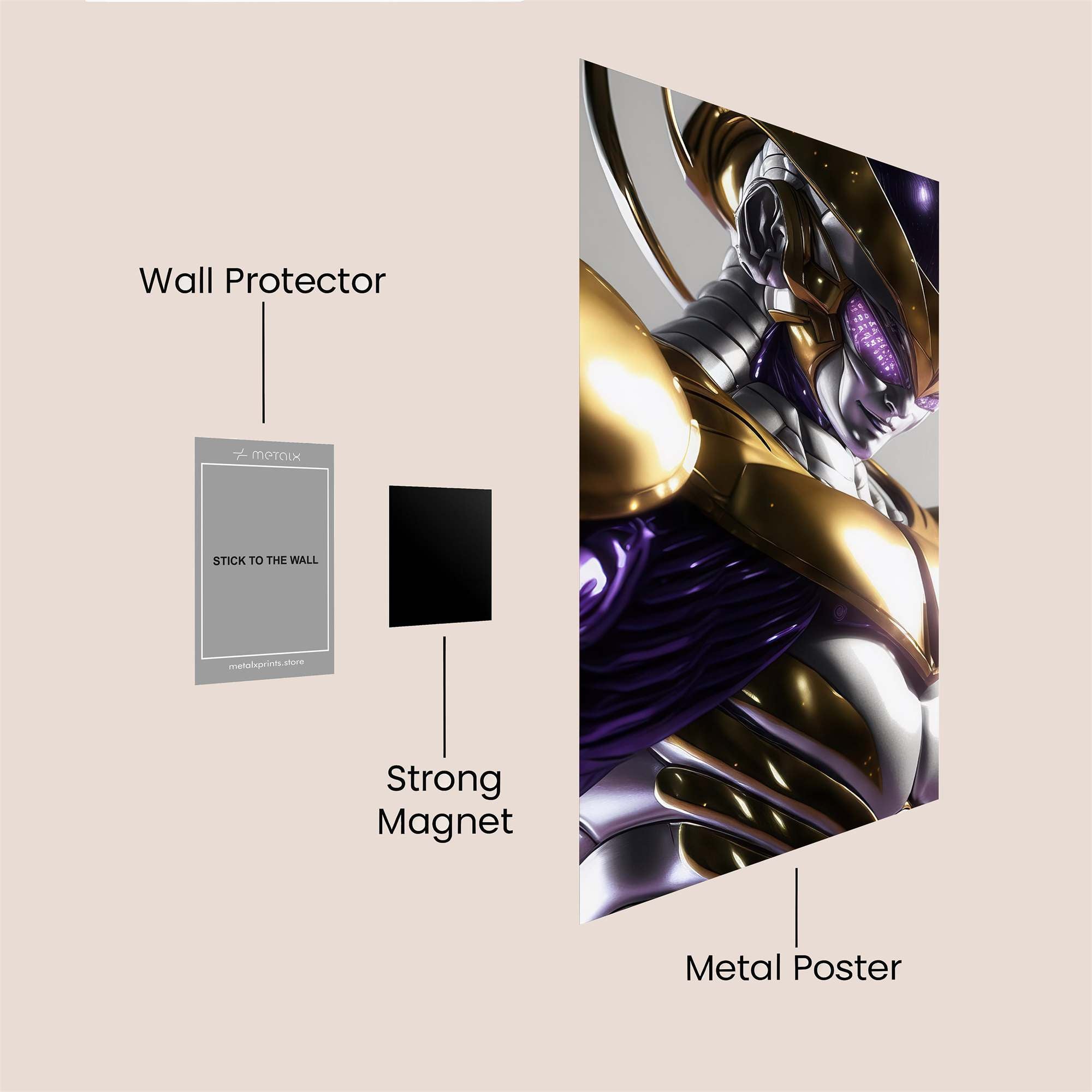 Frieza Regal Safe Wall Magnetic / M