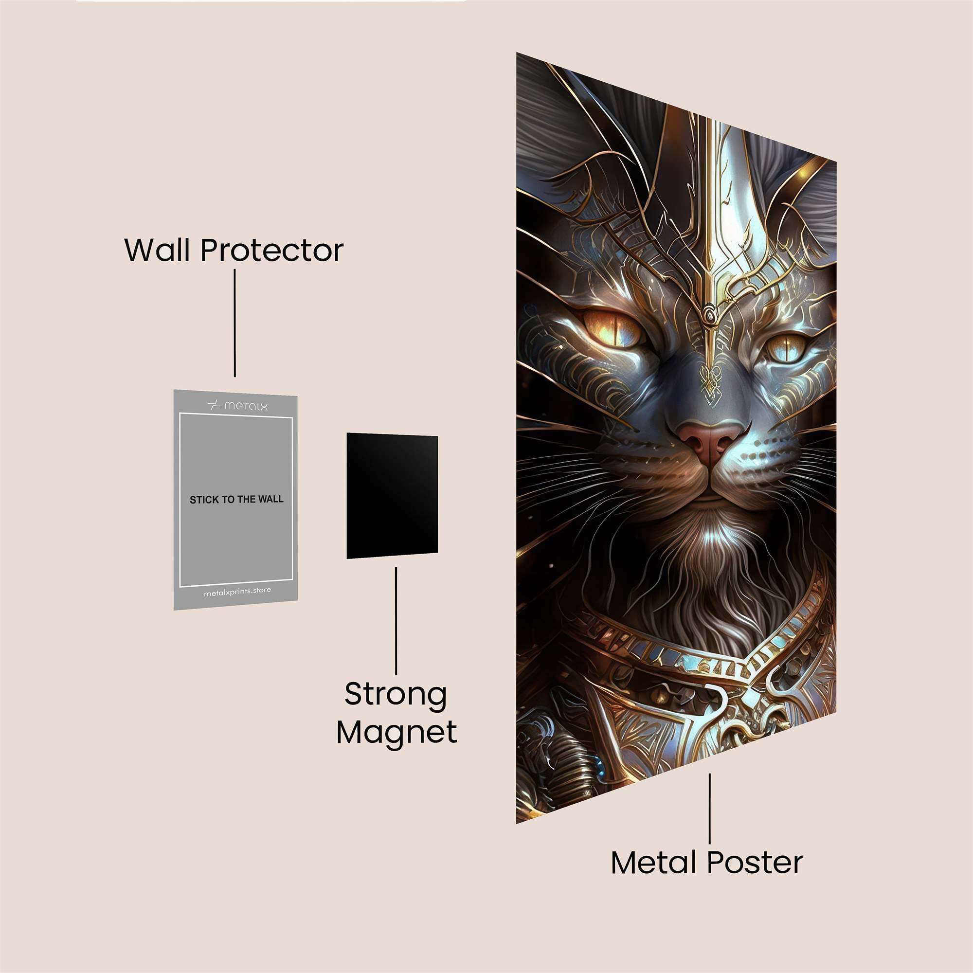 Bastet Majestic Safe Wall Magnetic / M