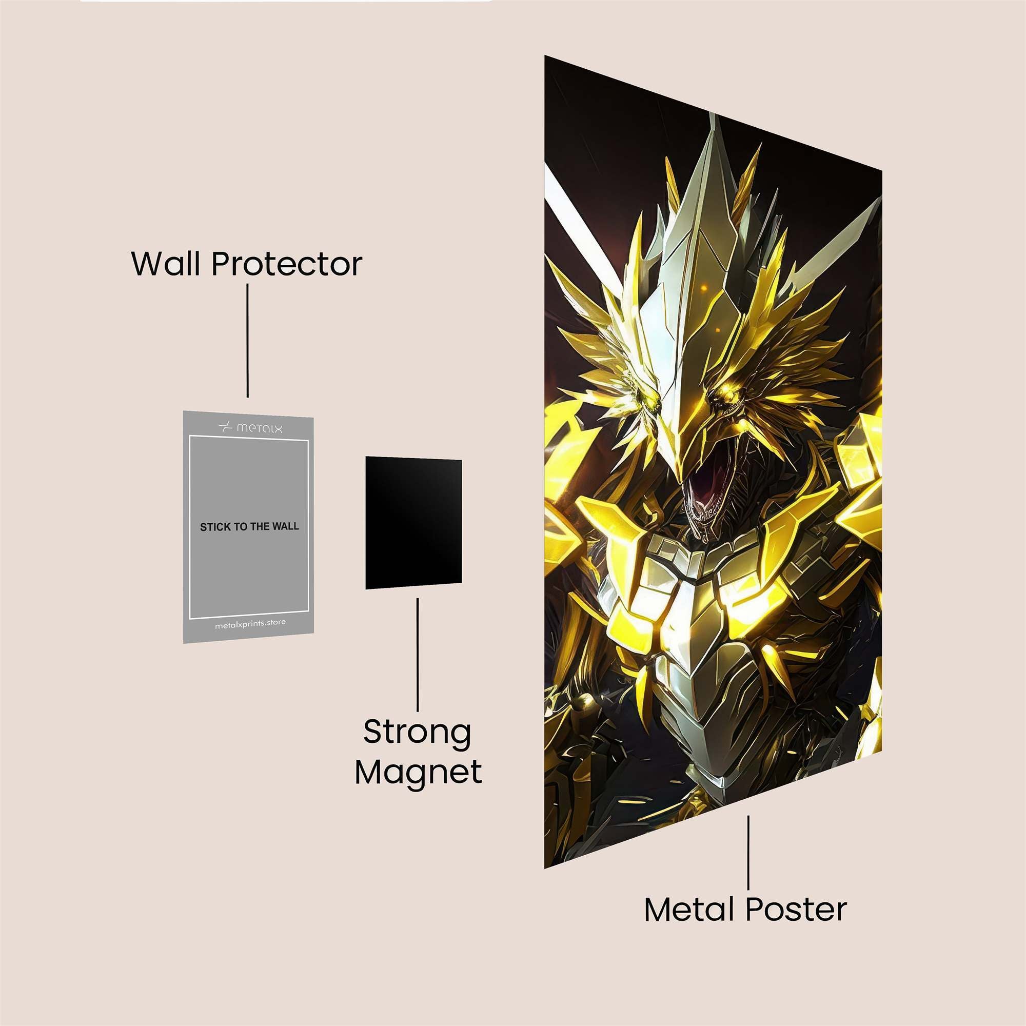 Simorgh Majestic Safe Wall Magnetic / M