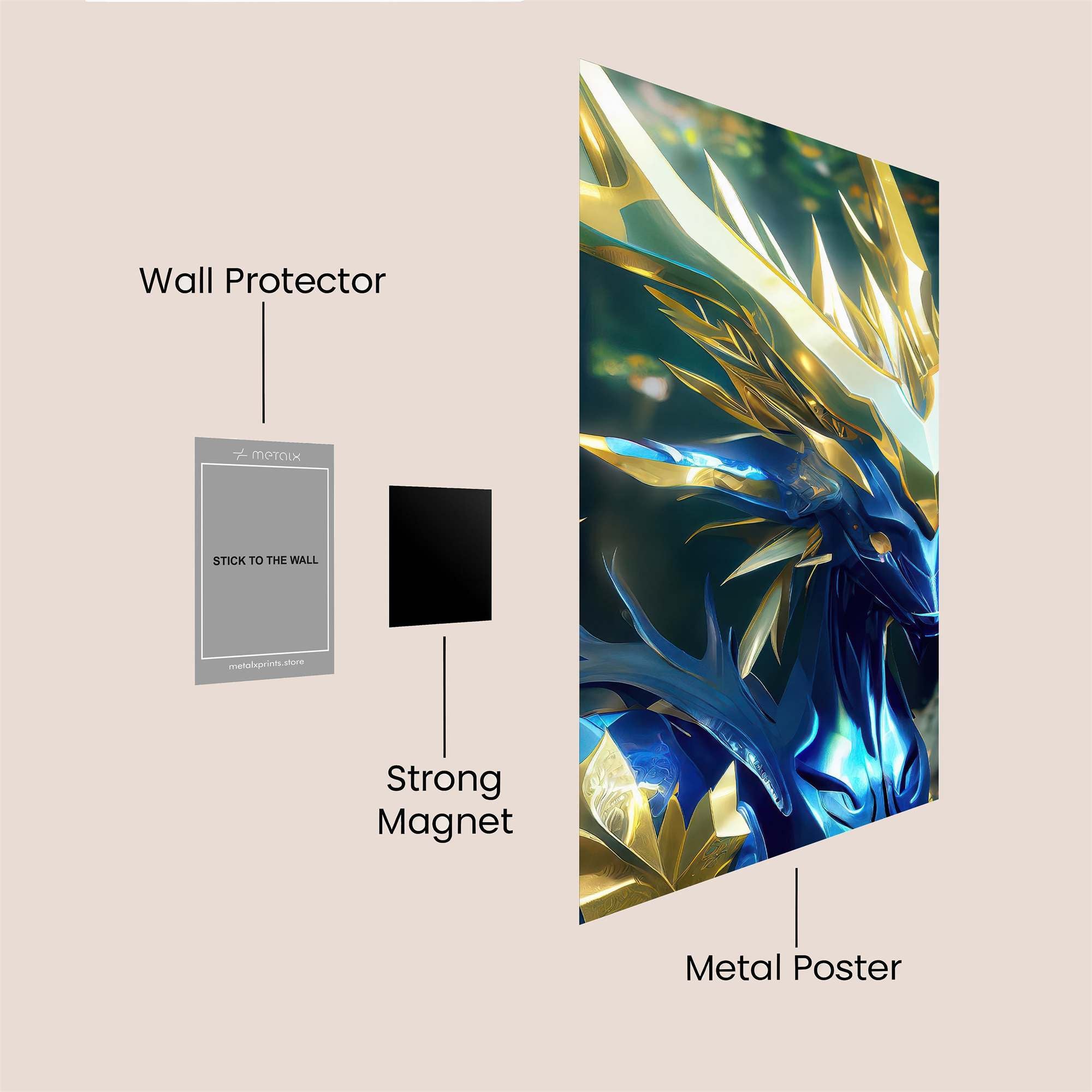 Deer Radiant Safe Wall Magnetic / M