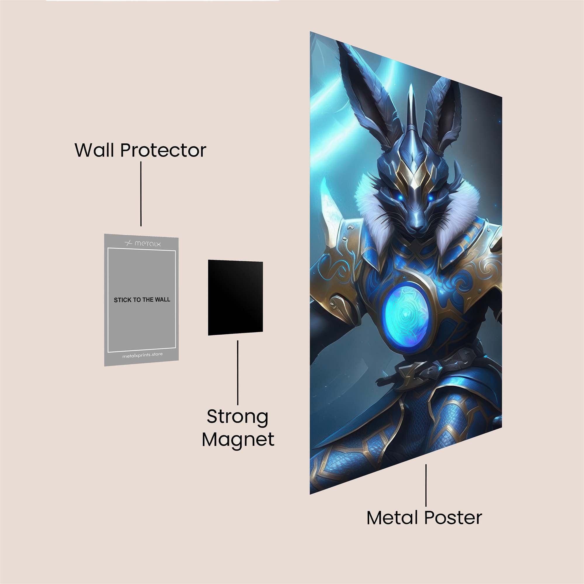 Anubis Enigma Safe Wall Magnetic / M
