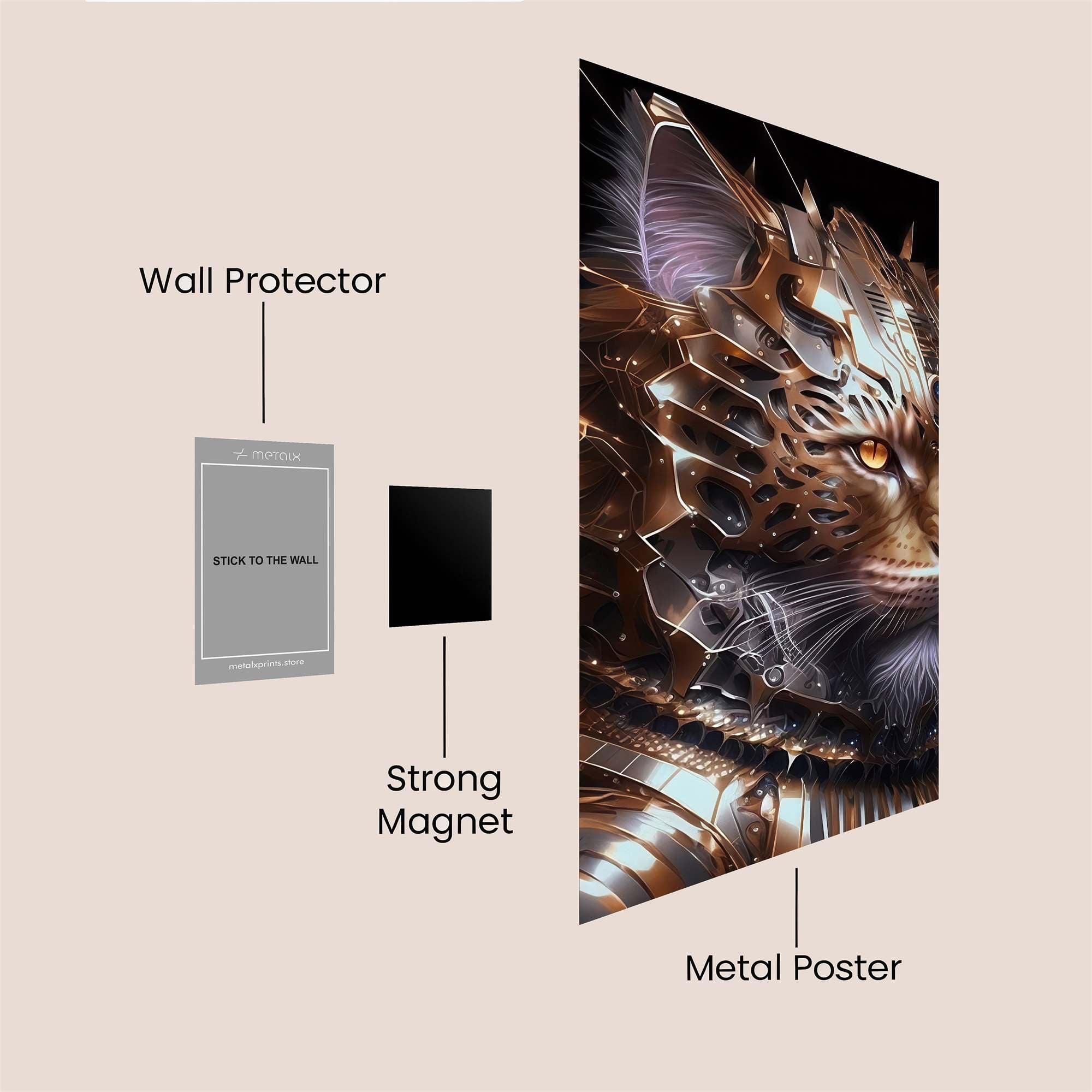 Cybernetic Majesty Safe Wall Magnetic / M