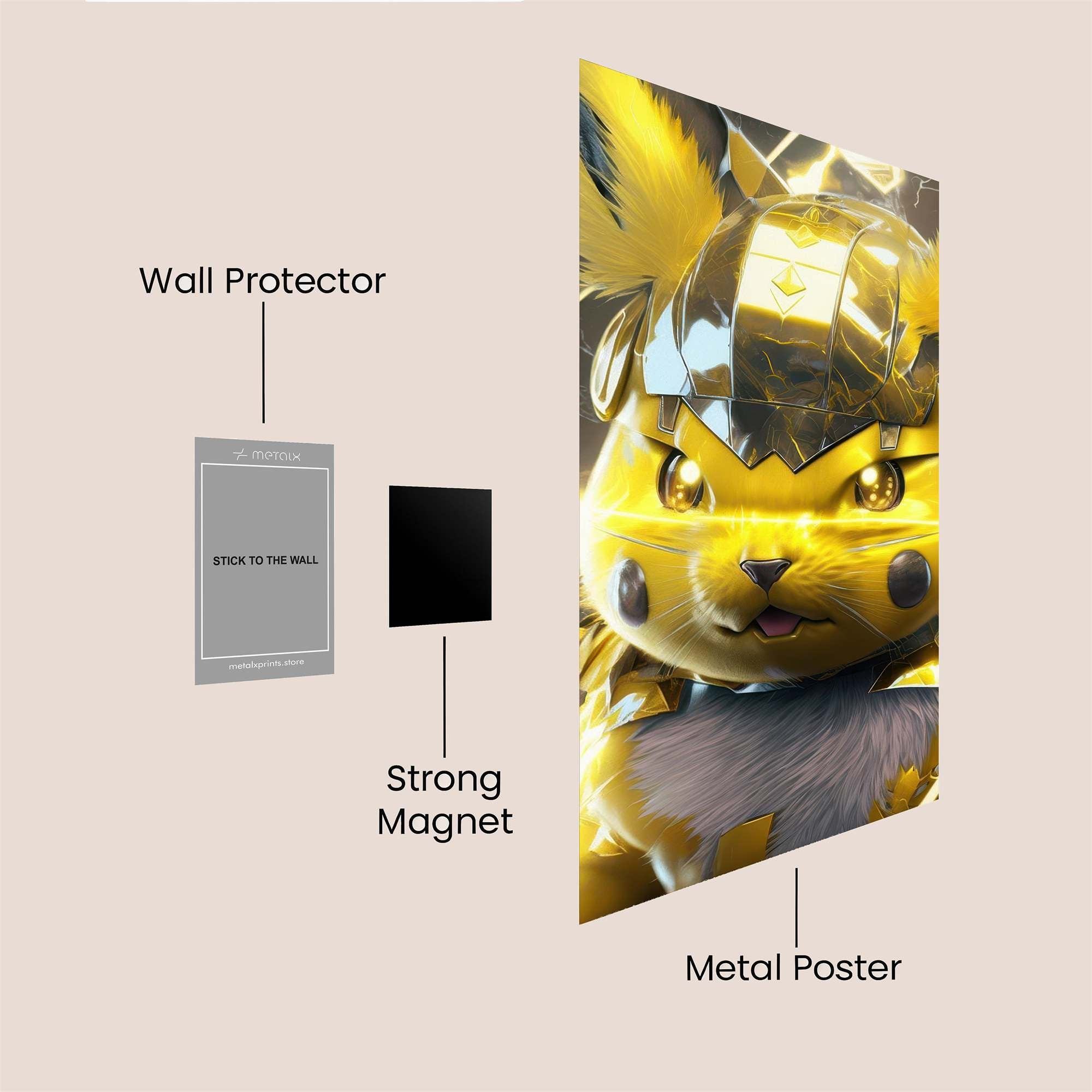 Raichu Radiant Safe Wall Magnetic / M