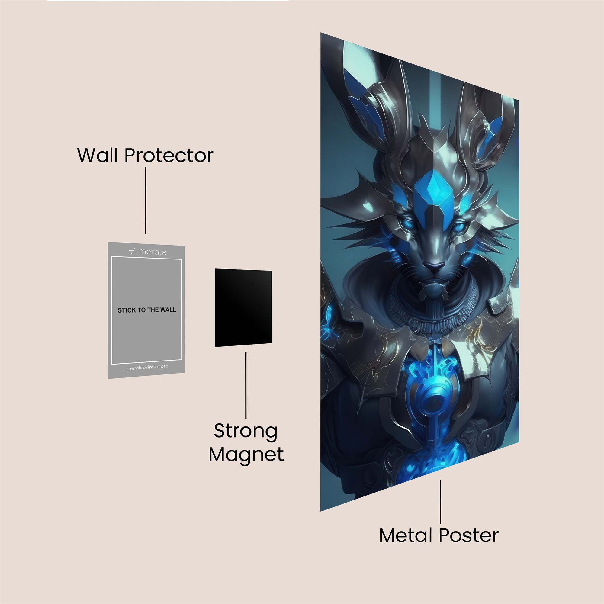 Lunar Guardian Safe Wall Magnetic / M