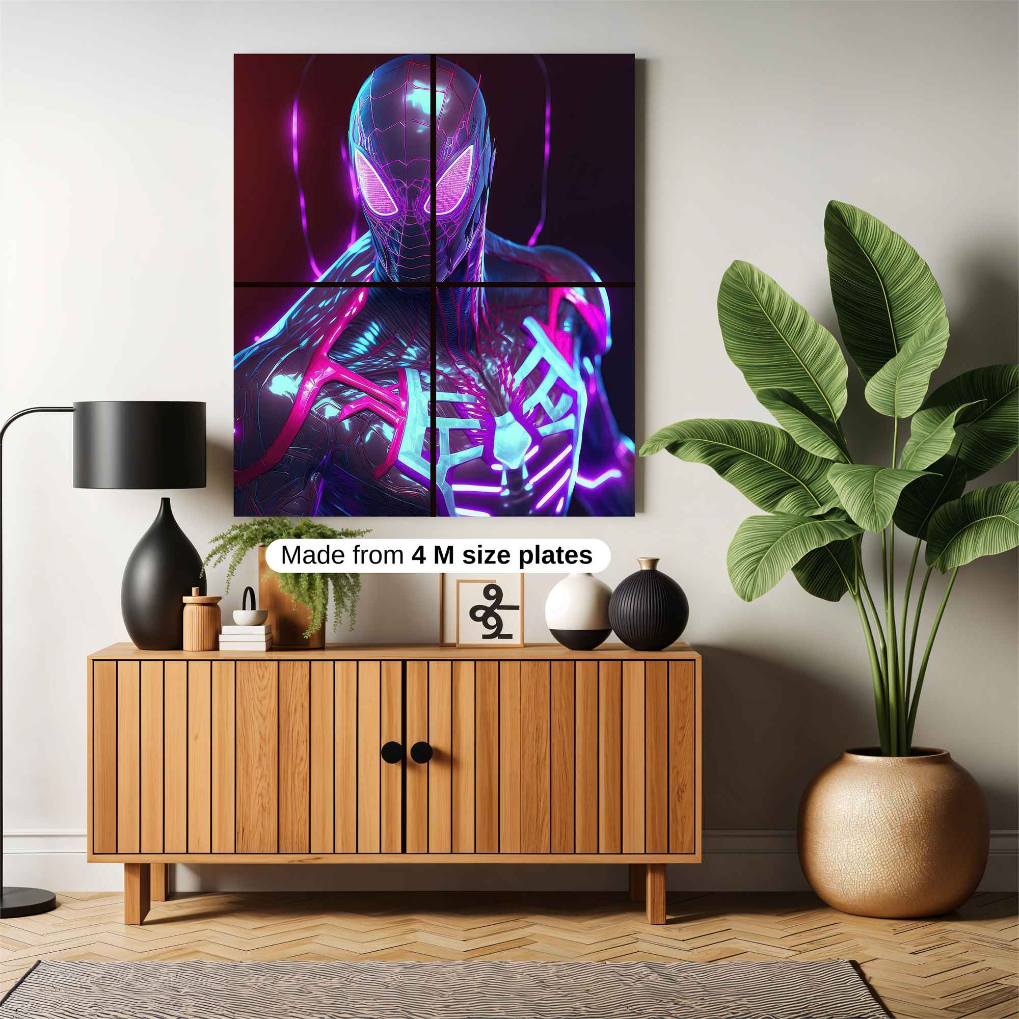 Spider Glow Safe Wall Magnetic / M