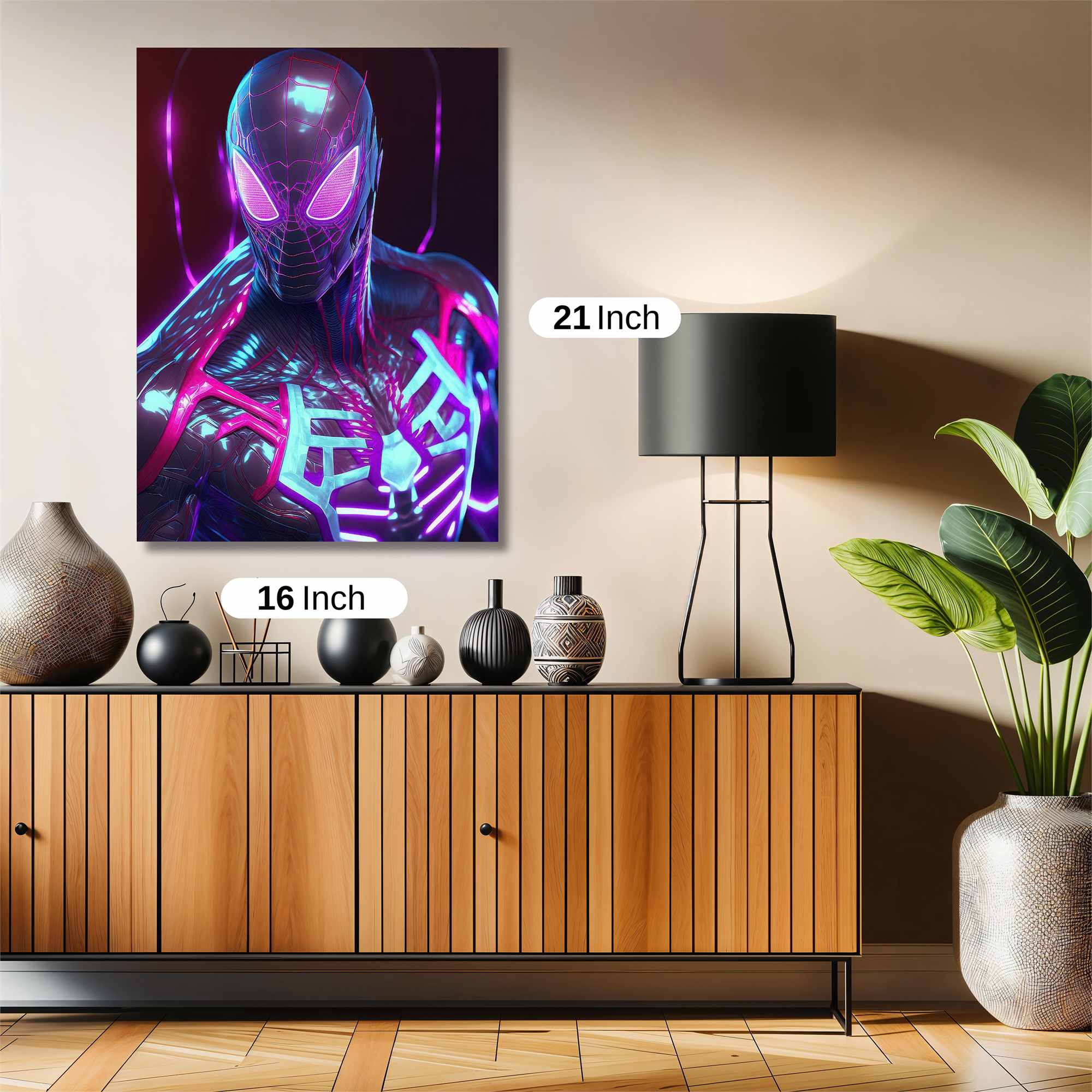 Spider Glow Safe Wall Magnetic / M