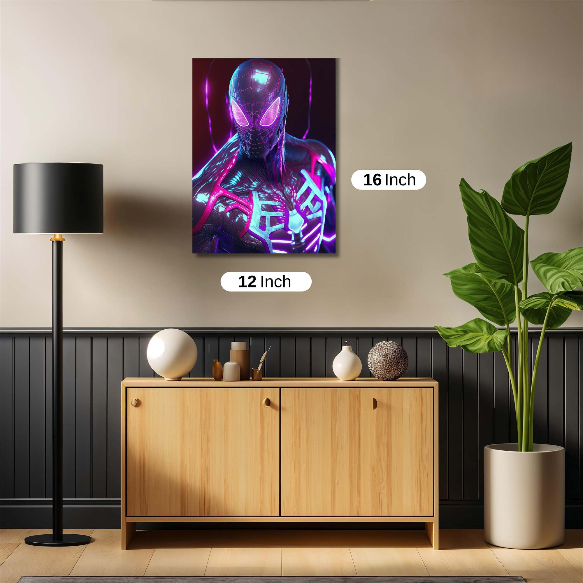 Spider Glow Safe Wall Magnetic / M