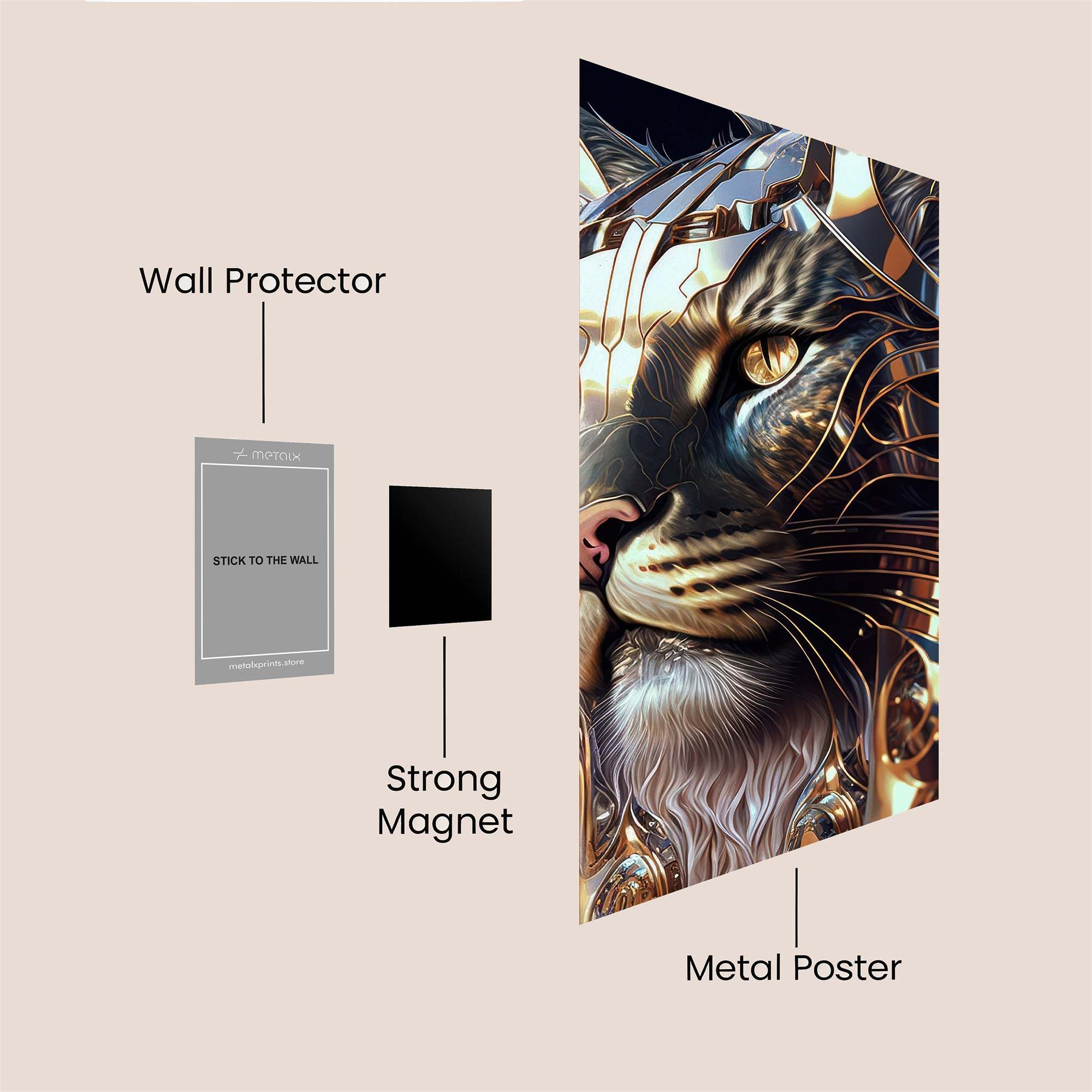 Regal Warrior Safe Wall Magnetic / M