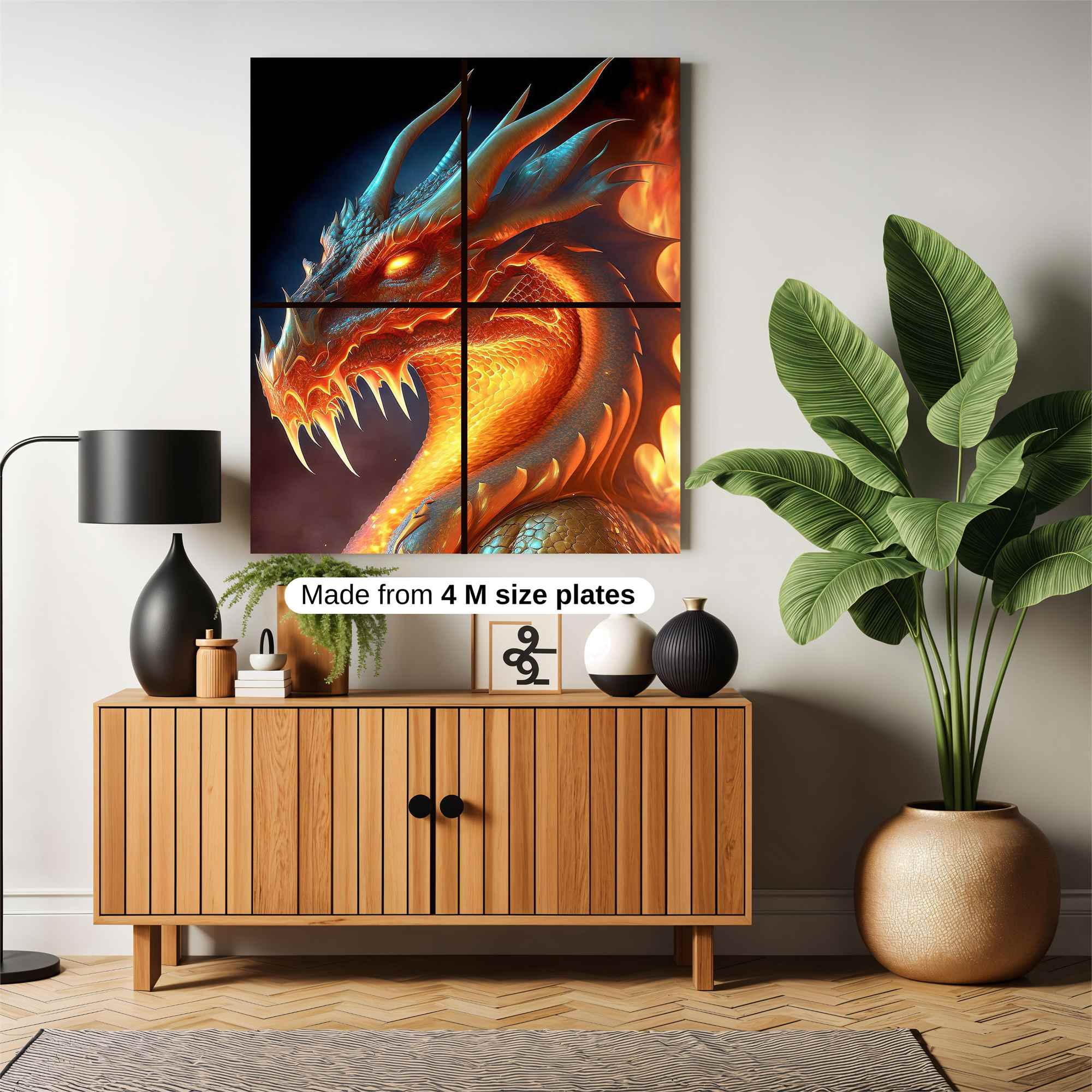 Dragon Inferno Safe Wall Magnetic / M