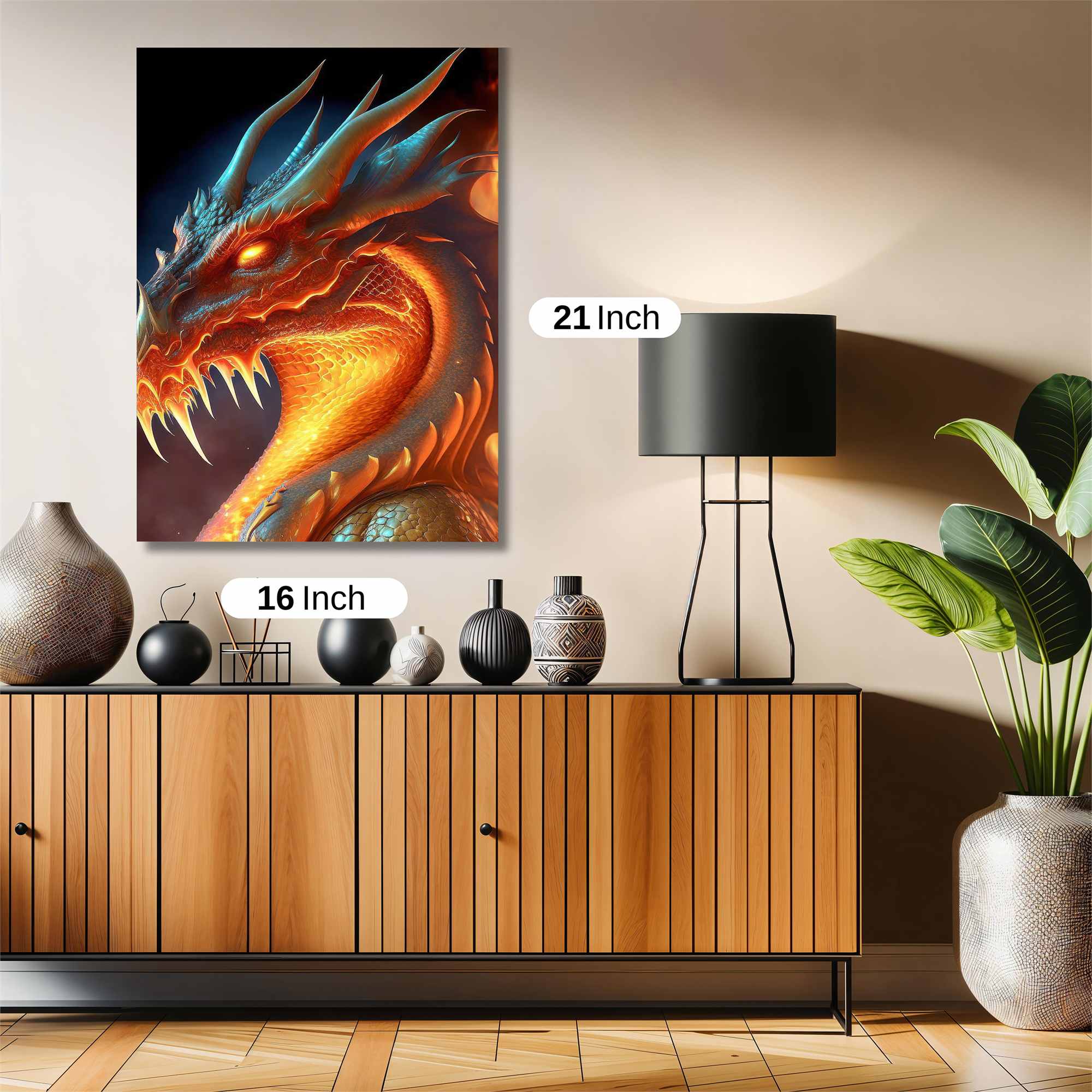 Dragon Inferno Safe Wall Magnetic / M