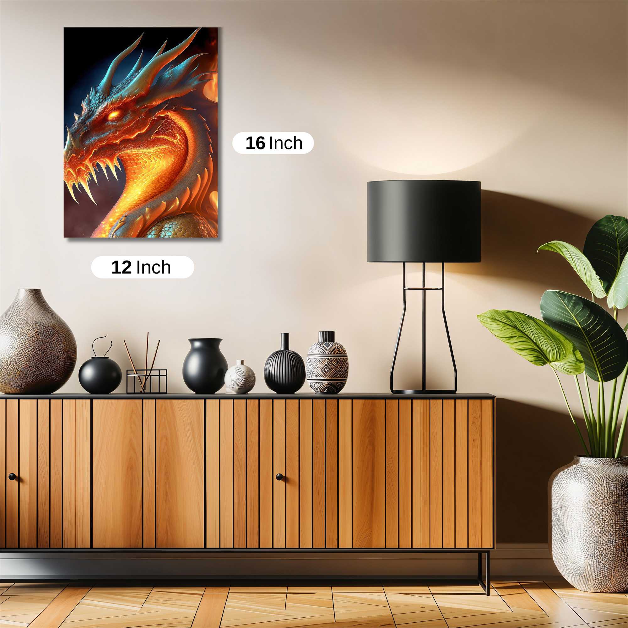 Dragon Inferno Safe Wall Magnetic / M