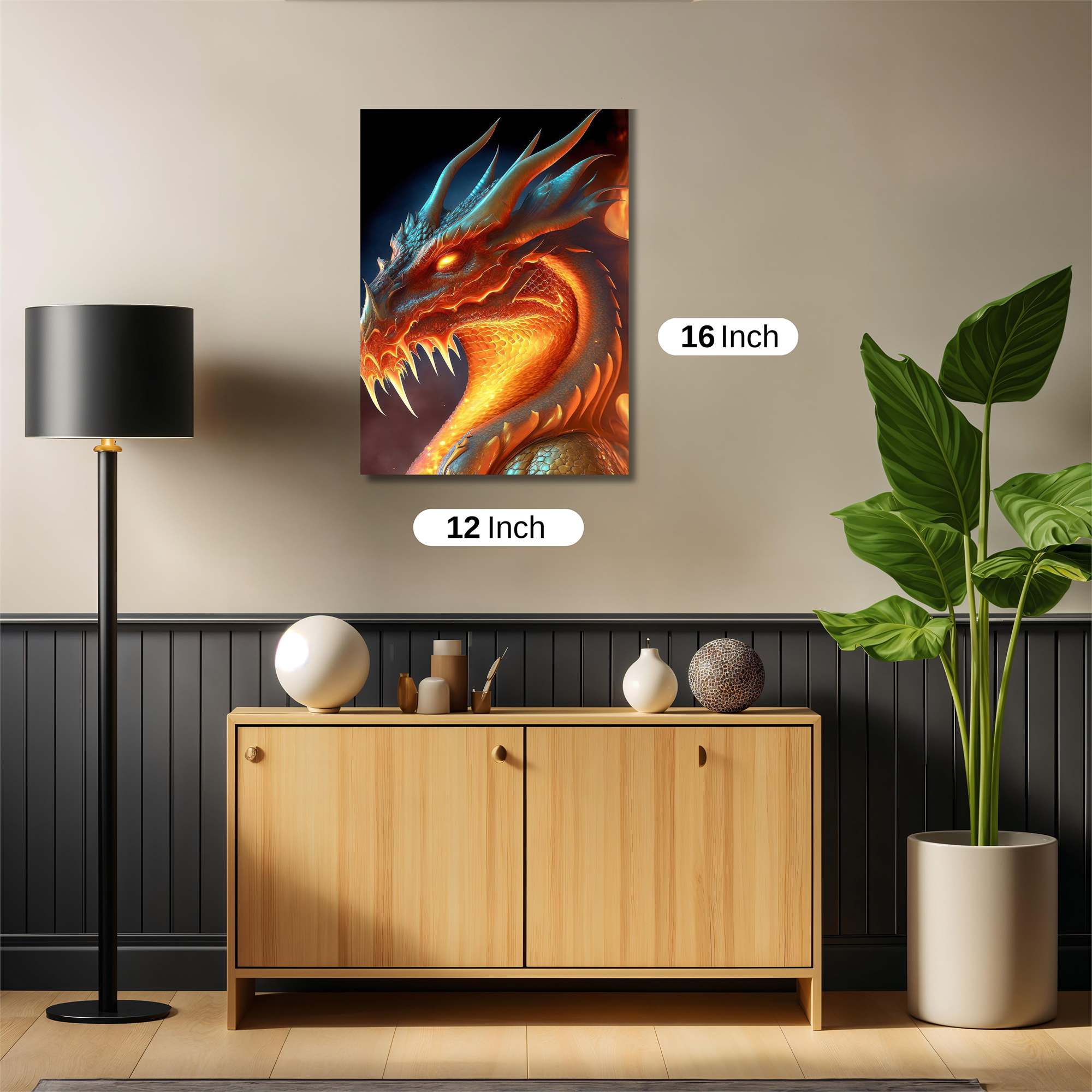 Dragon Inferno Safe Wall Magnetic / M
