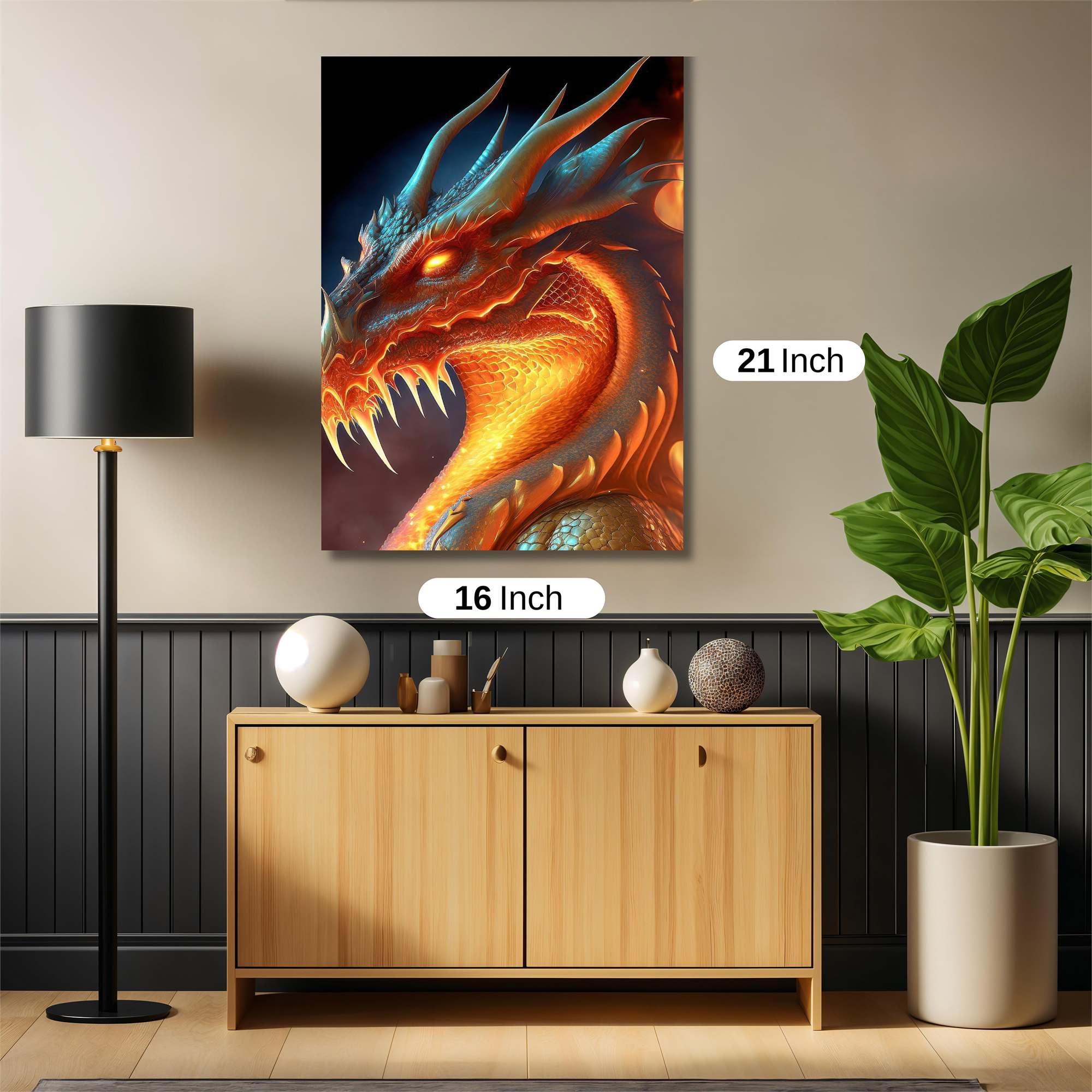 Dragon Inferno Safe Wall Magnetic / M