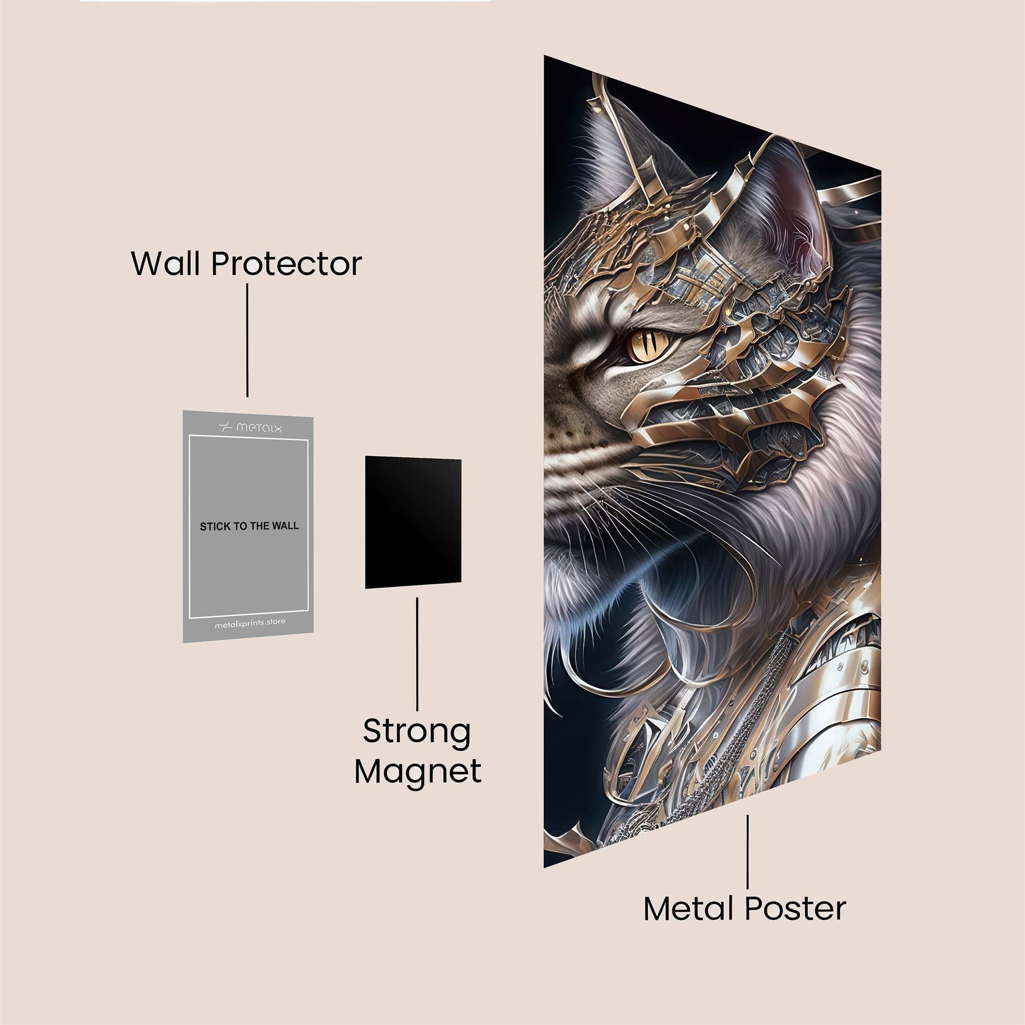 Mecha Majesty Safe Wall Magnetic / M