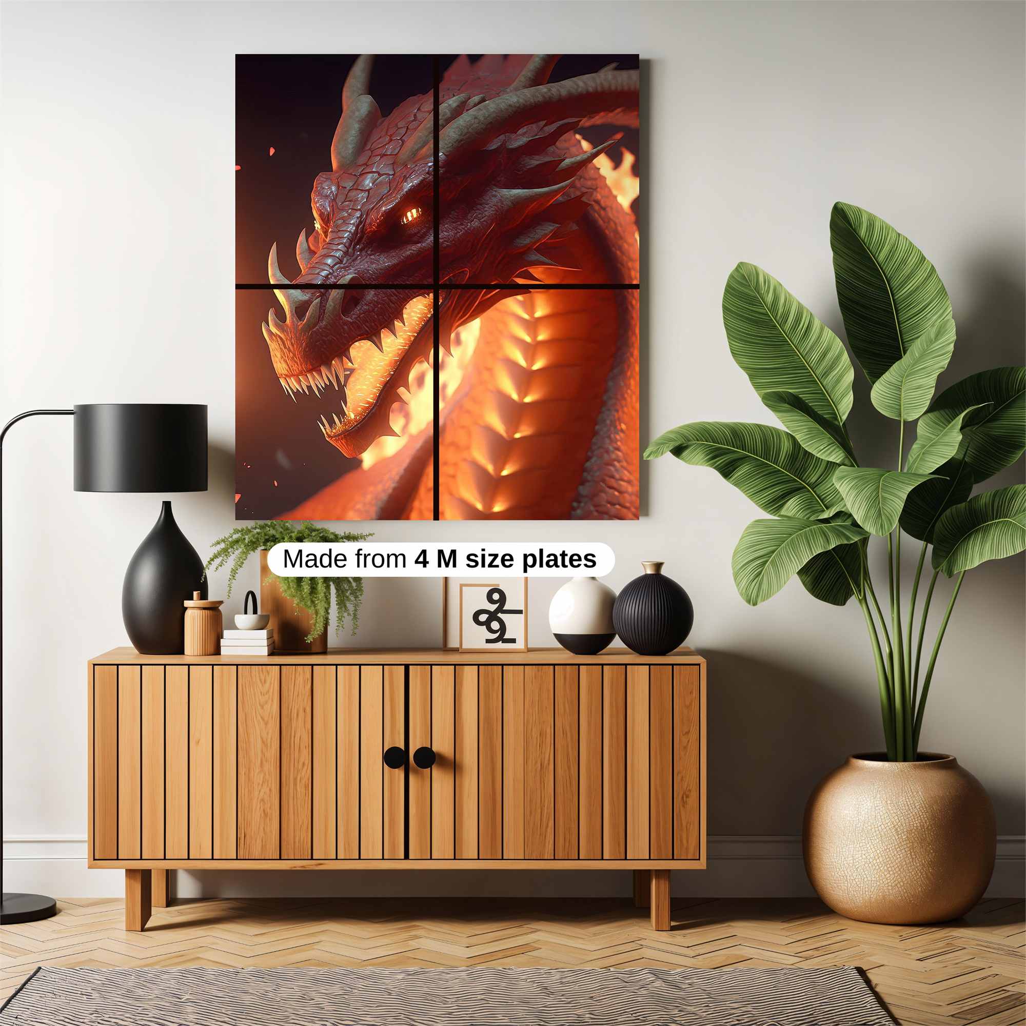 Dragon Fierce Safe Wall Magnetic / M