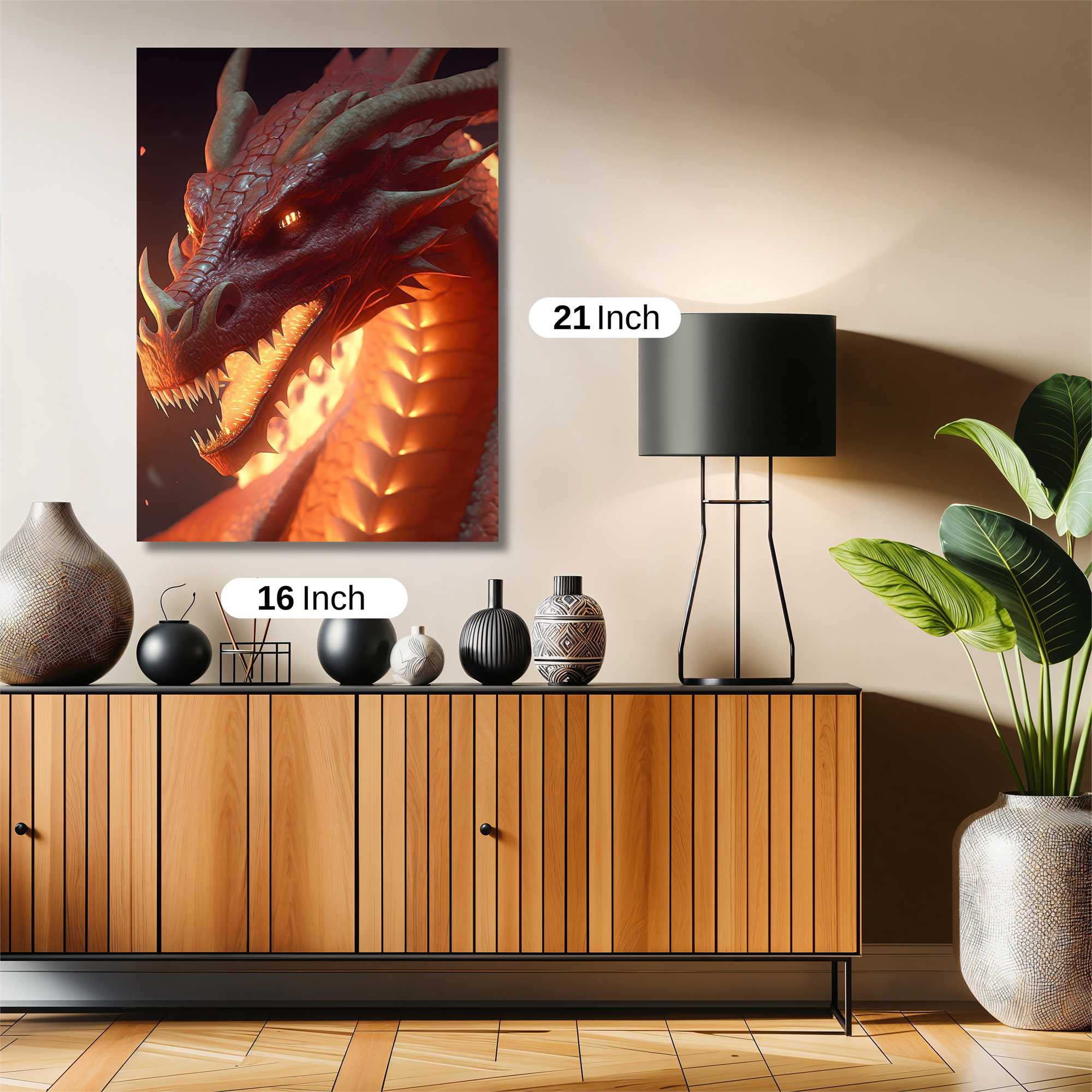 Dragon Fierce Safe Wall Magnetic / M