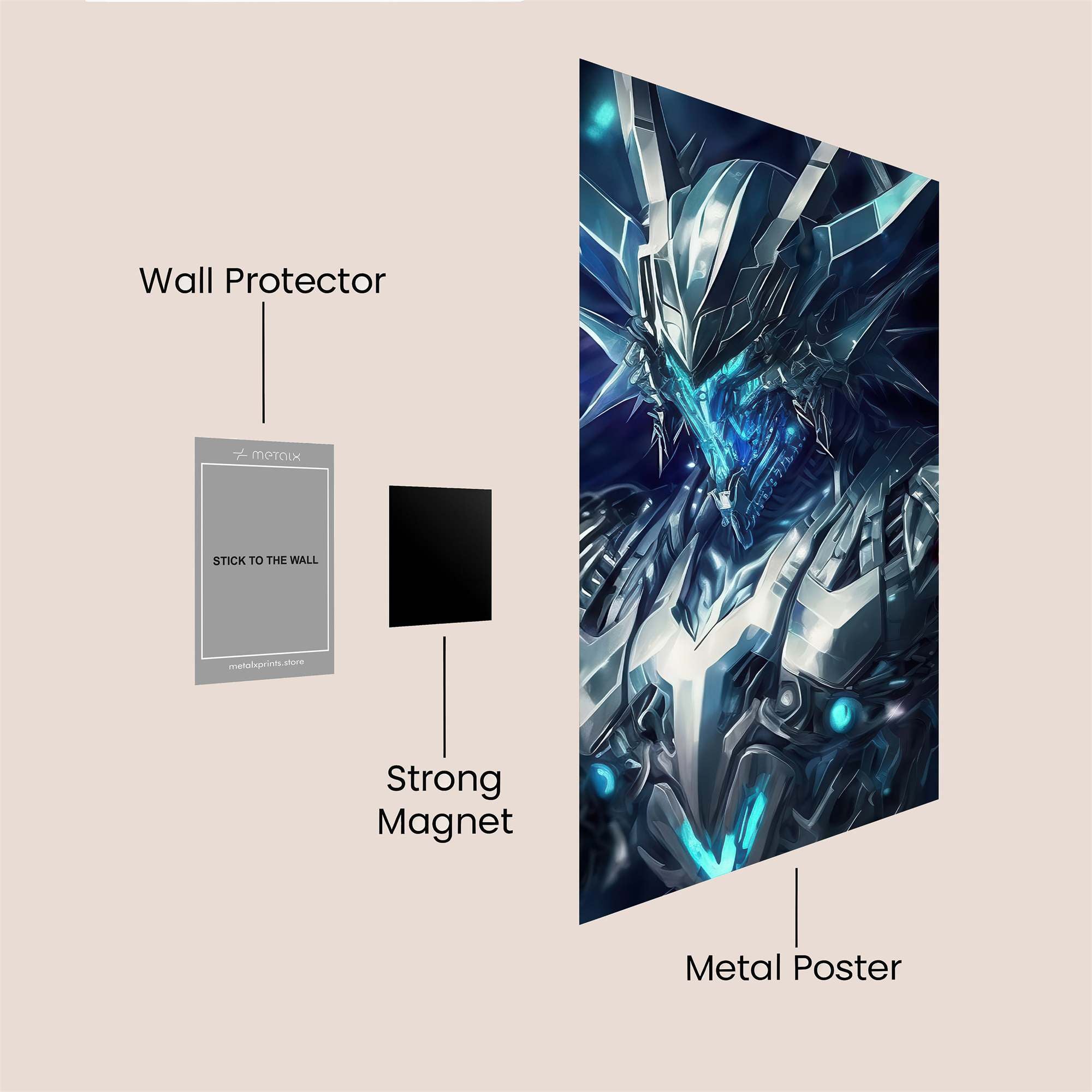 Mecha Majesty Safe Wall Magnetic / M