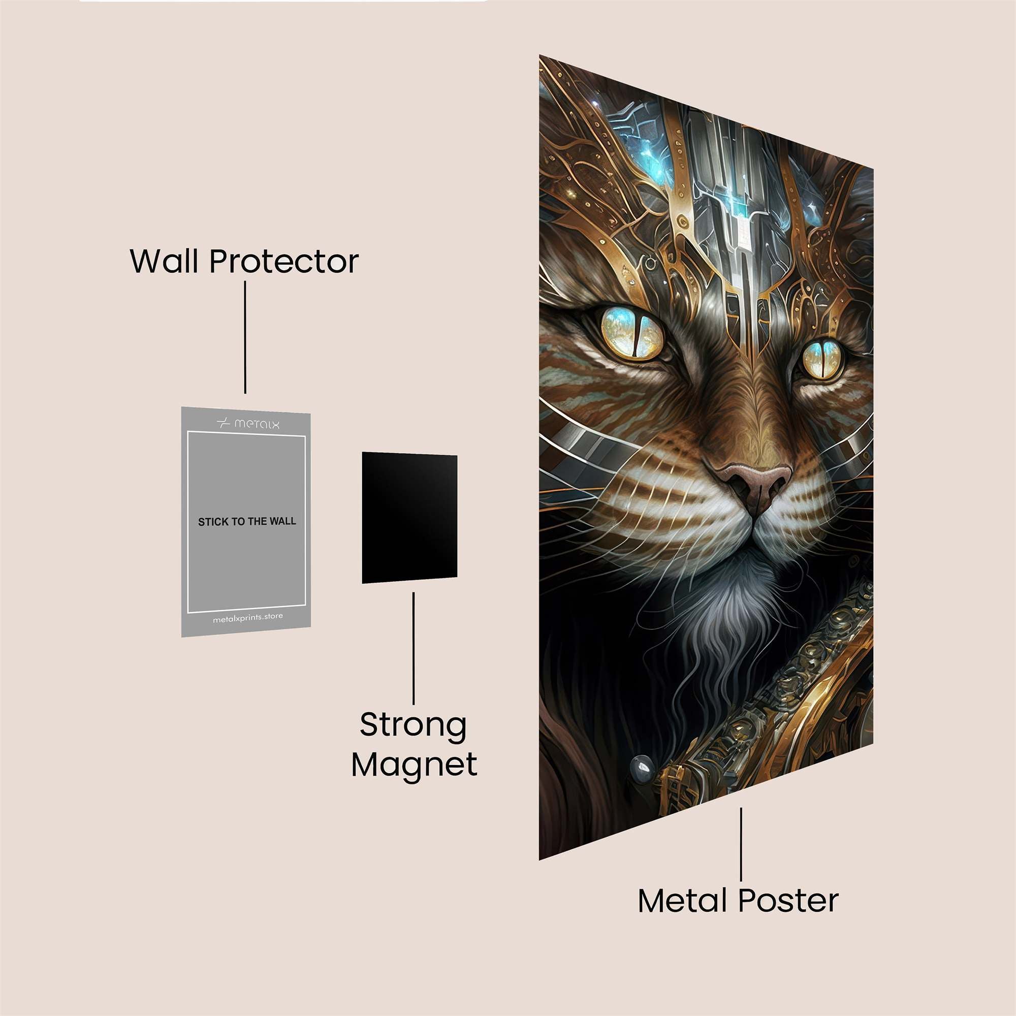 Cosmic Majesty Safe Wall Magnetic / M