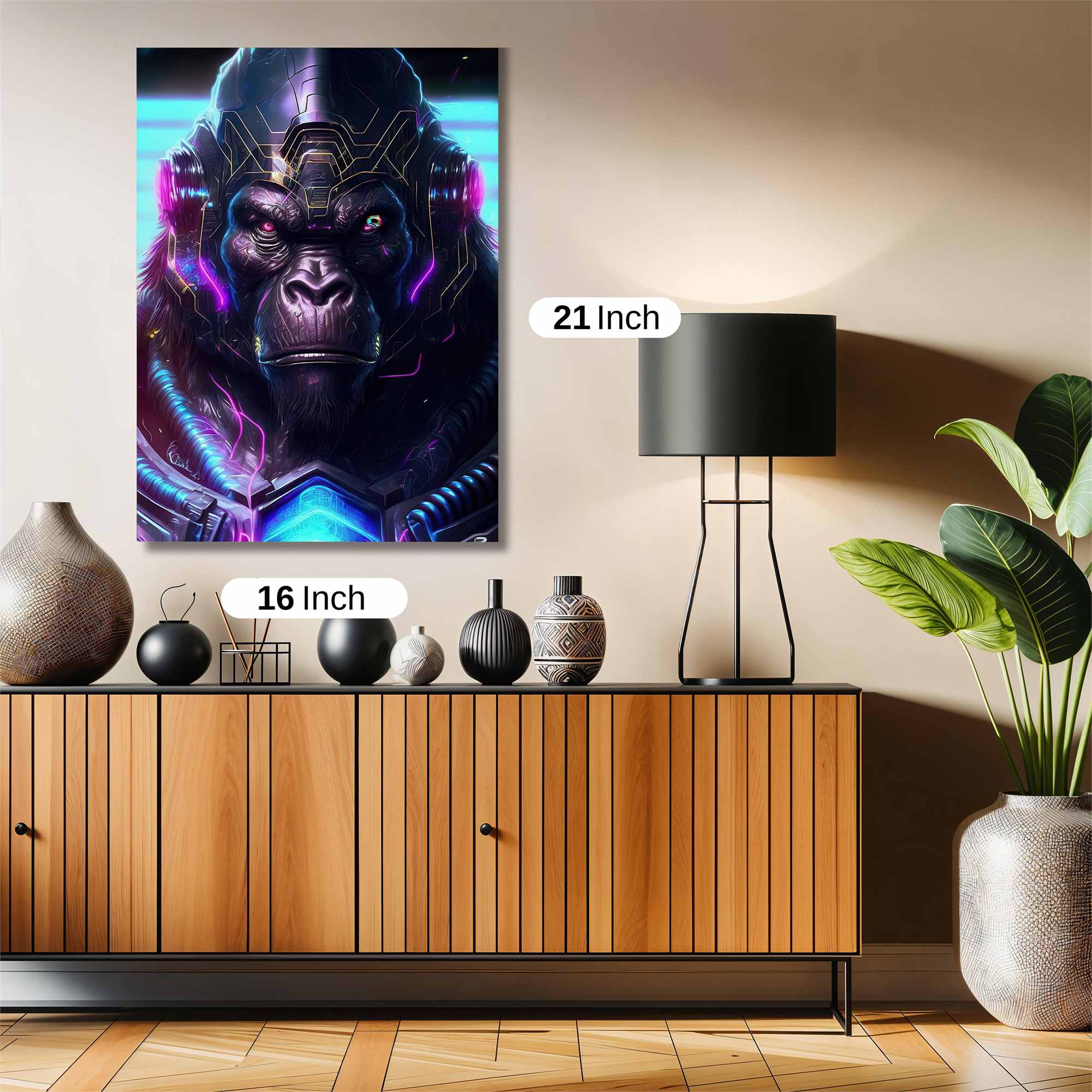 Gorilla Cyberpunk Safe Wall Magnetic / M