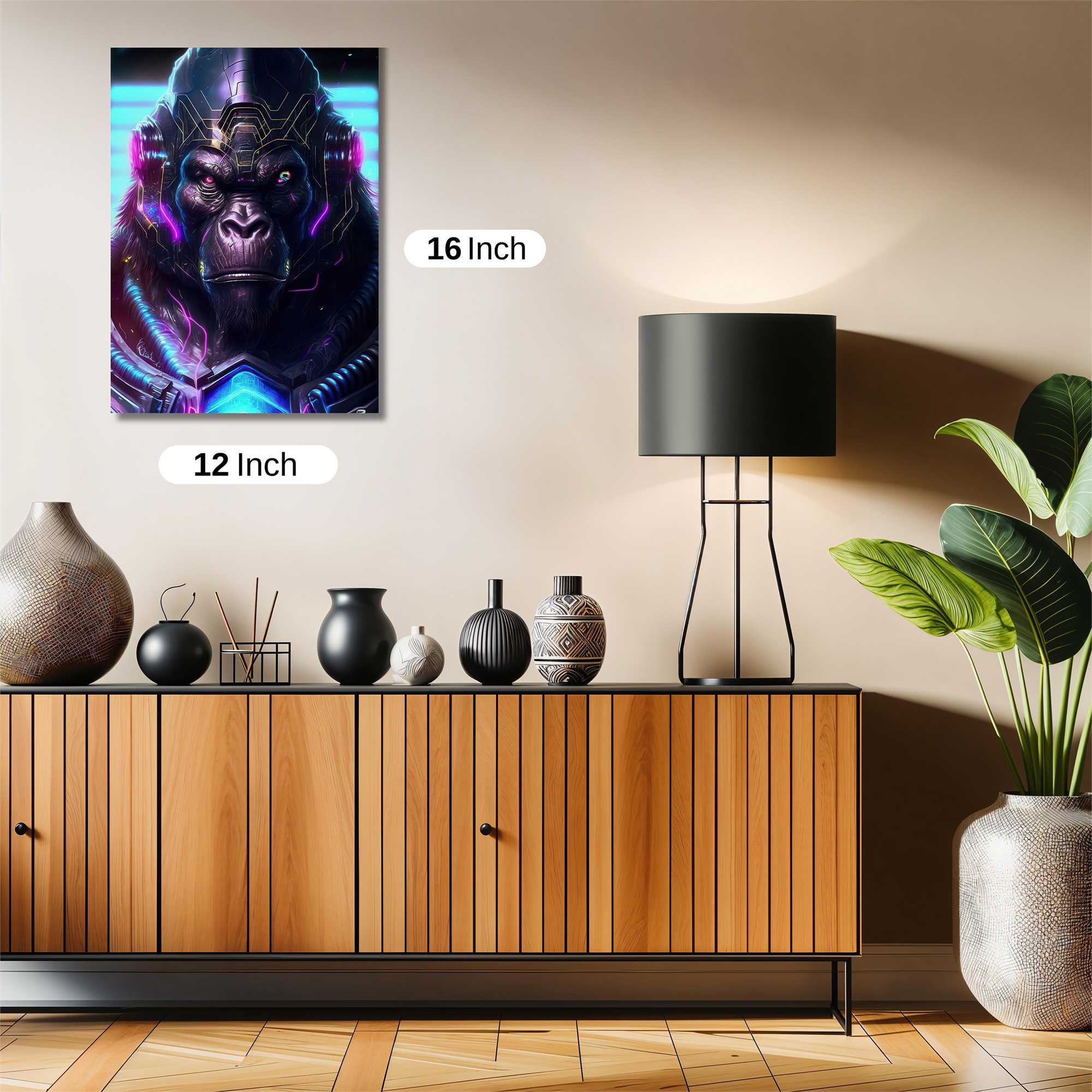 Gorilla Cyberpunk Safe Wall Magnetic / M