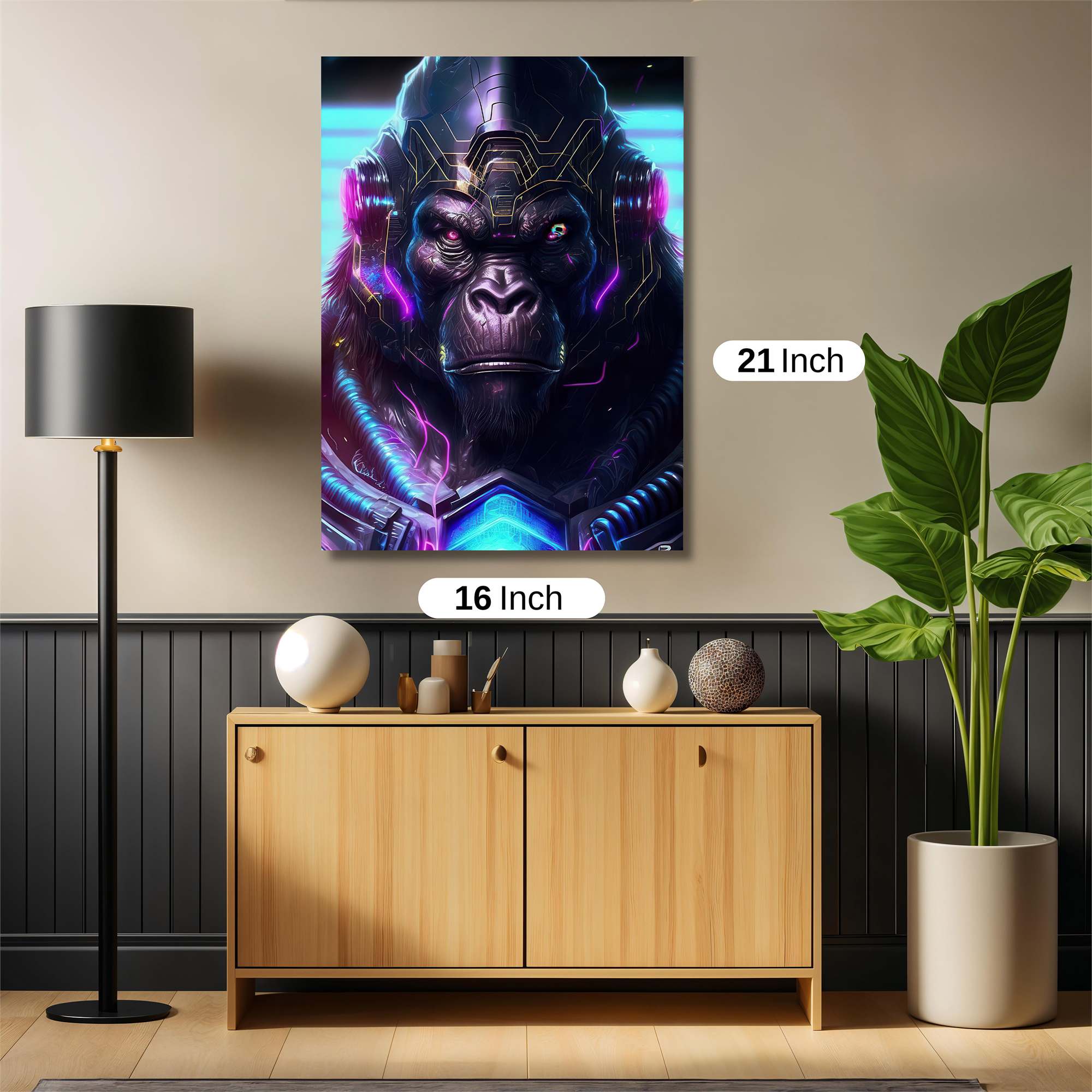 Gorilla Cyberpunk Safe Wall Magnetic / M