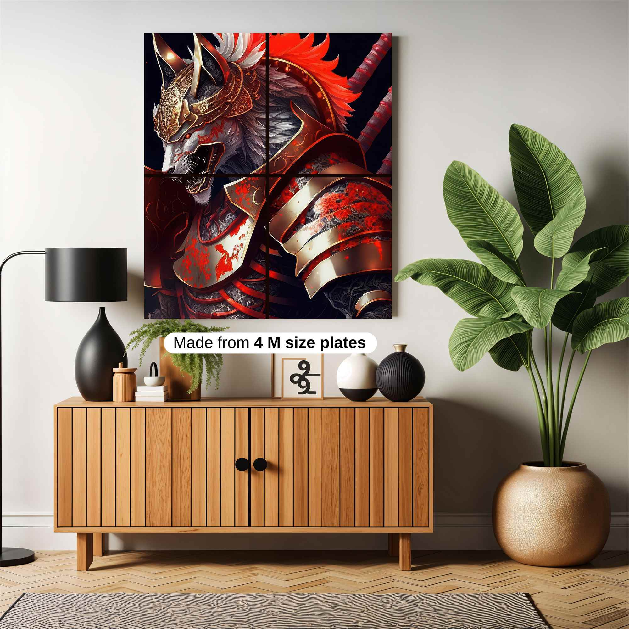 Warrior Wolf Safe Wall Magnetic / M