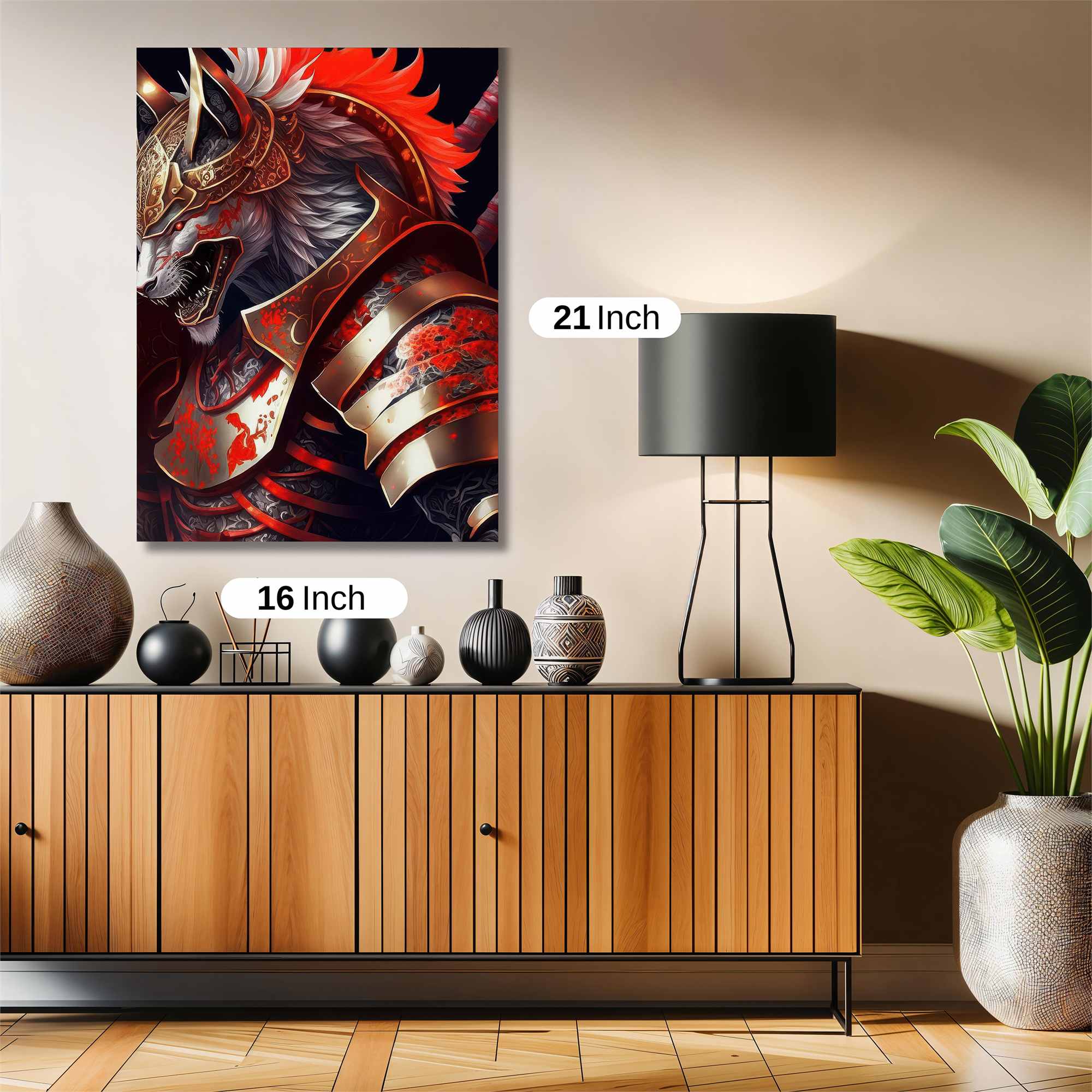 Warrior Wolf Safe Wall Magnetic / M