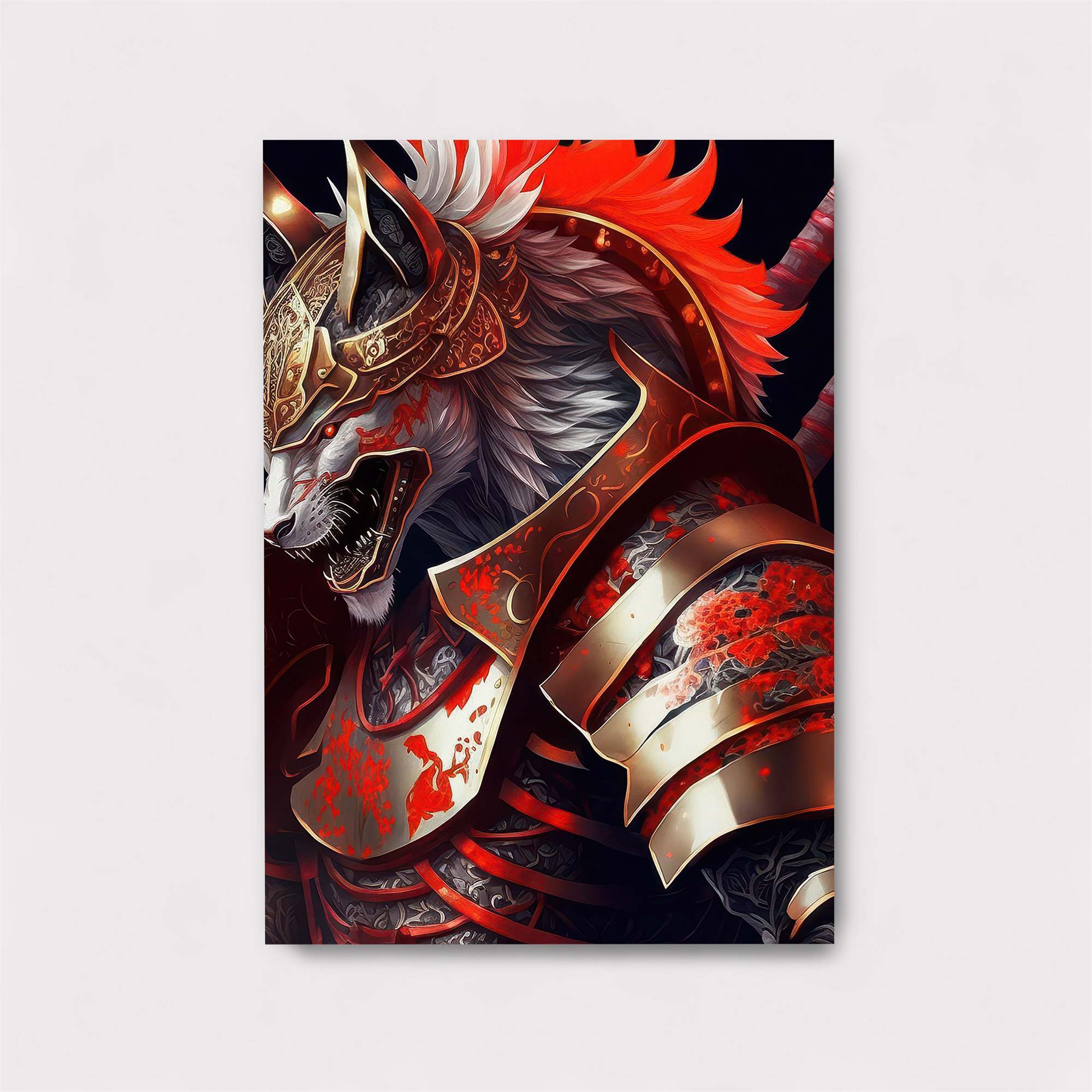 Warrior Wolf Safe Wall Magnetic / M