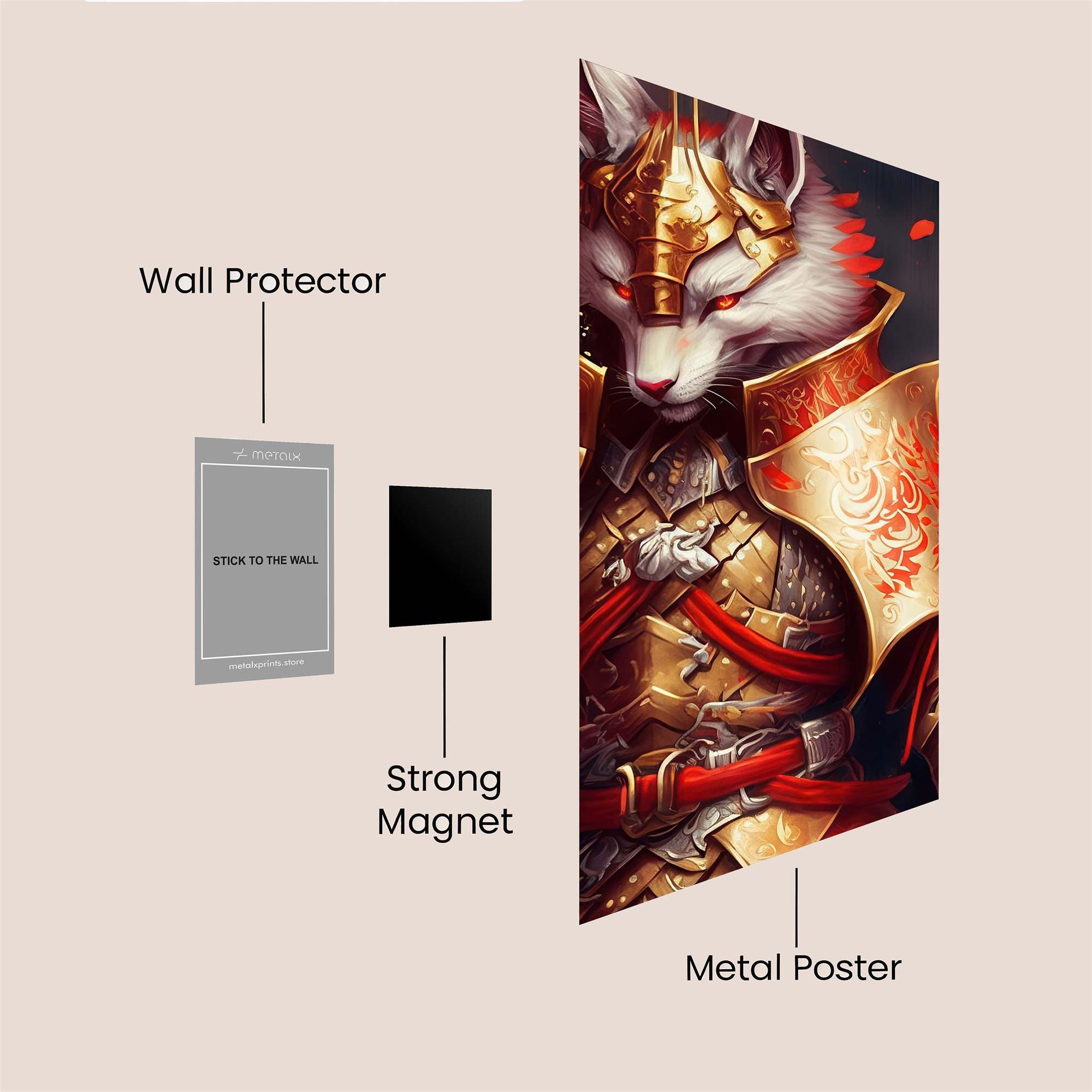 Fox Majesty Safe Wall Magnetic / M