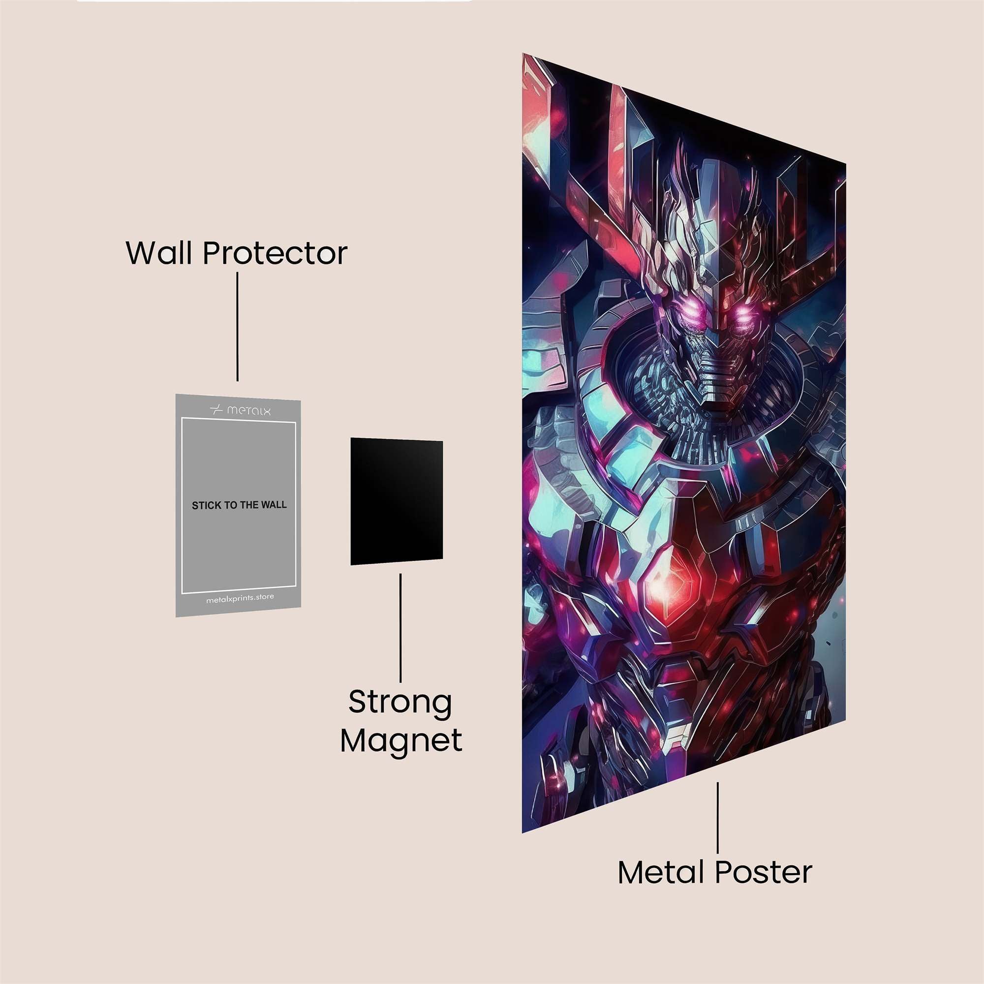 Cosmic Menace Safe Wall Magnetic / M
