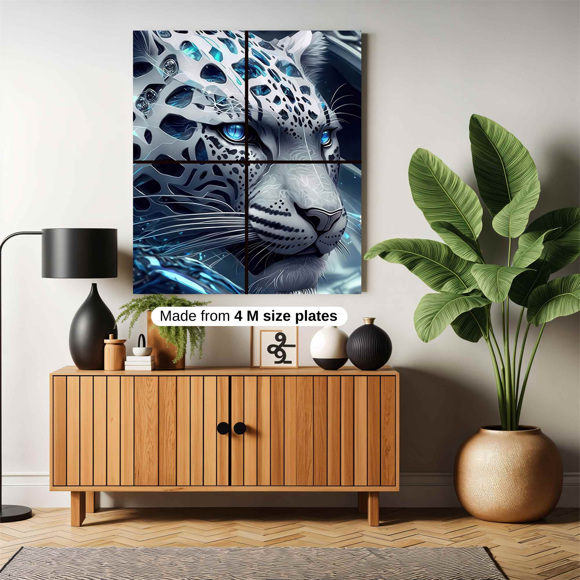 Leopard Elegance Safe Wall Magnetic / M