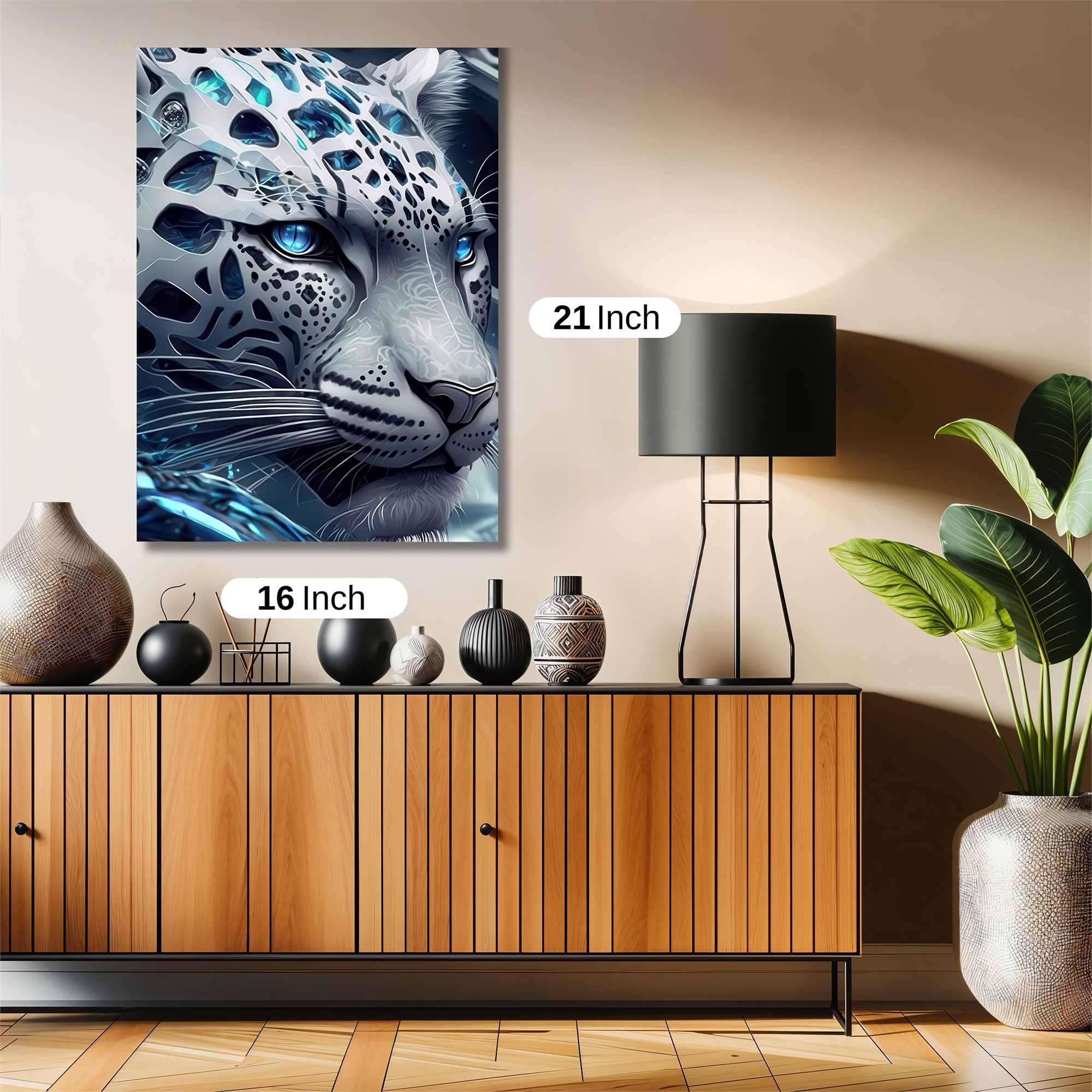 Leopard Elegance Safe Wall Magnetic / M