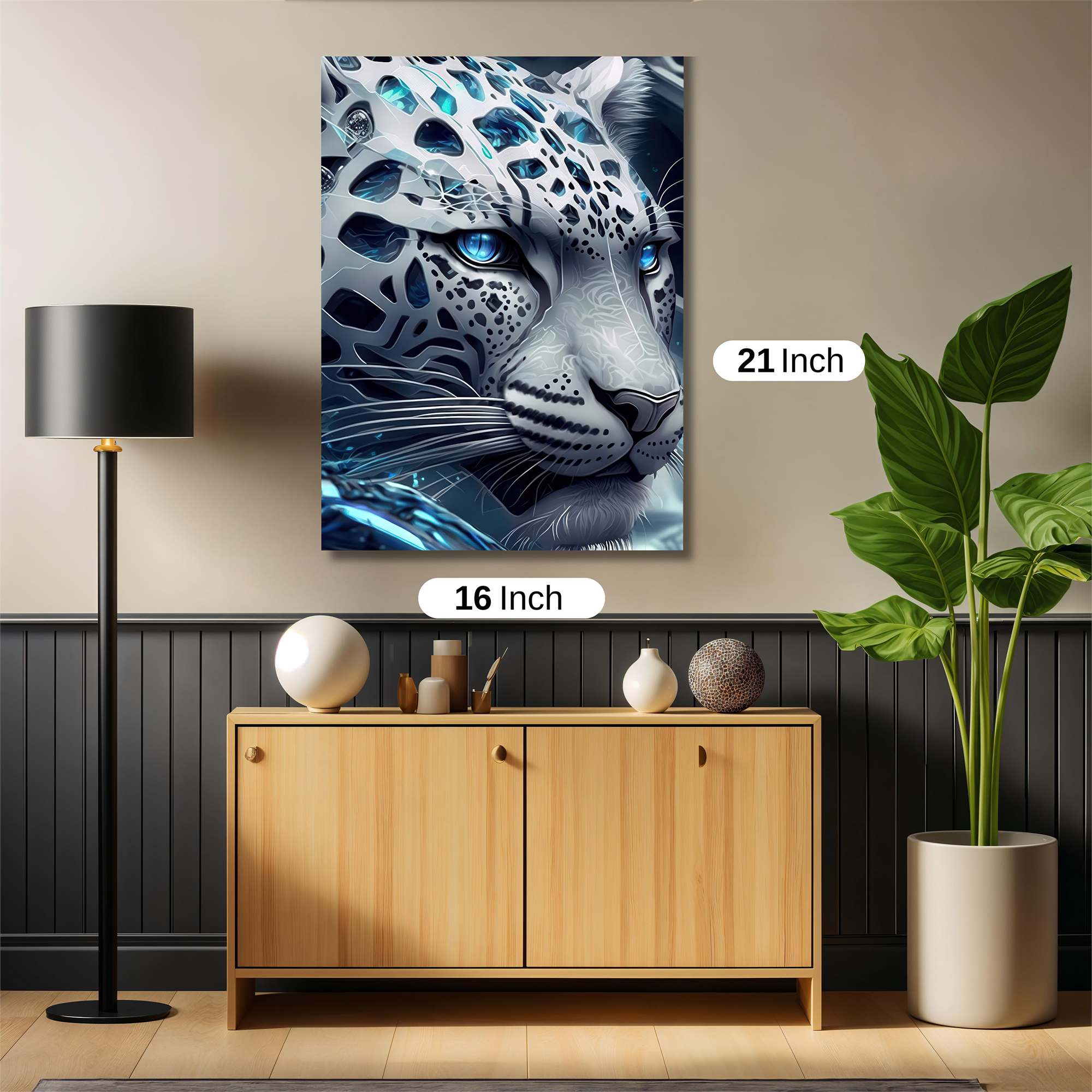 Leopard Elegance Safe Wall Magnetic / M