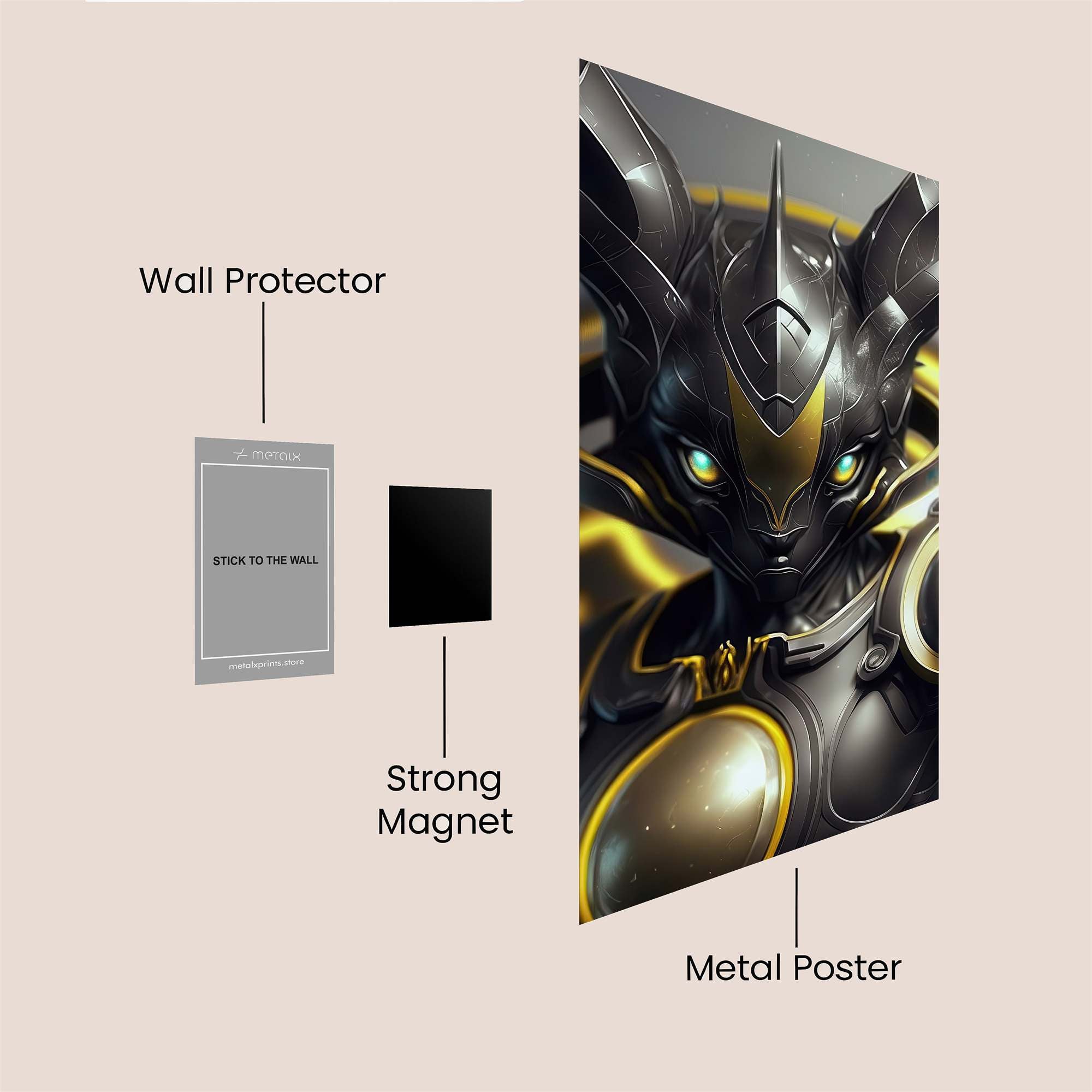 Neon Guardian Safe Wall Magnetic / M