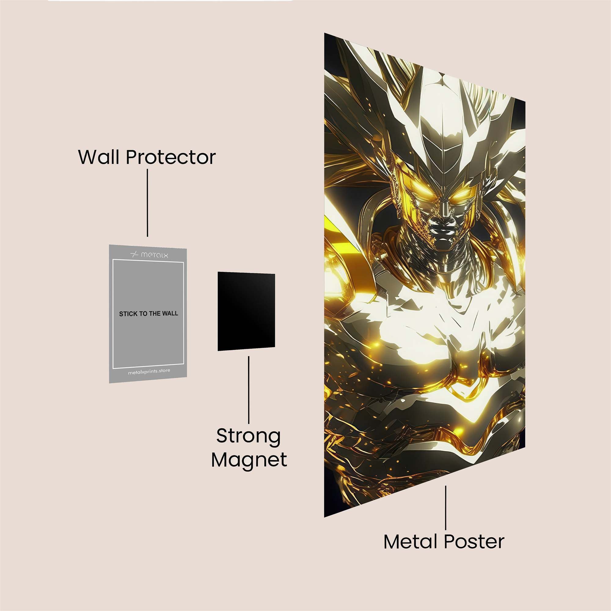 God Radiant Safe Wall Magnetic / M