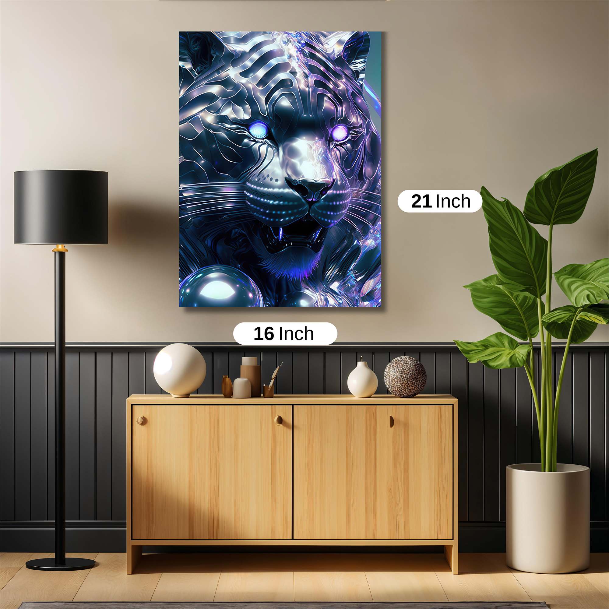 Cyber Serenity Safe Wall Magnetic / M