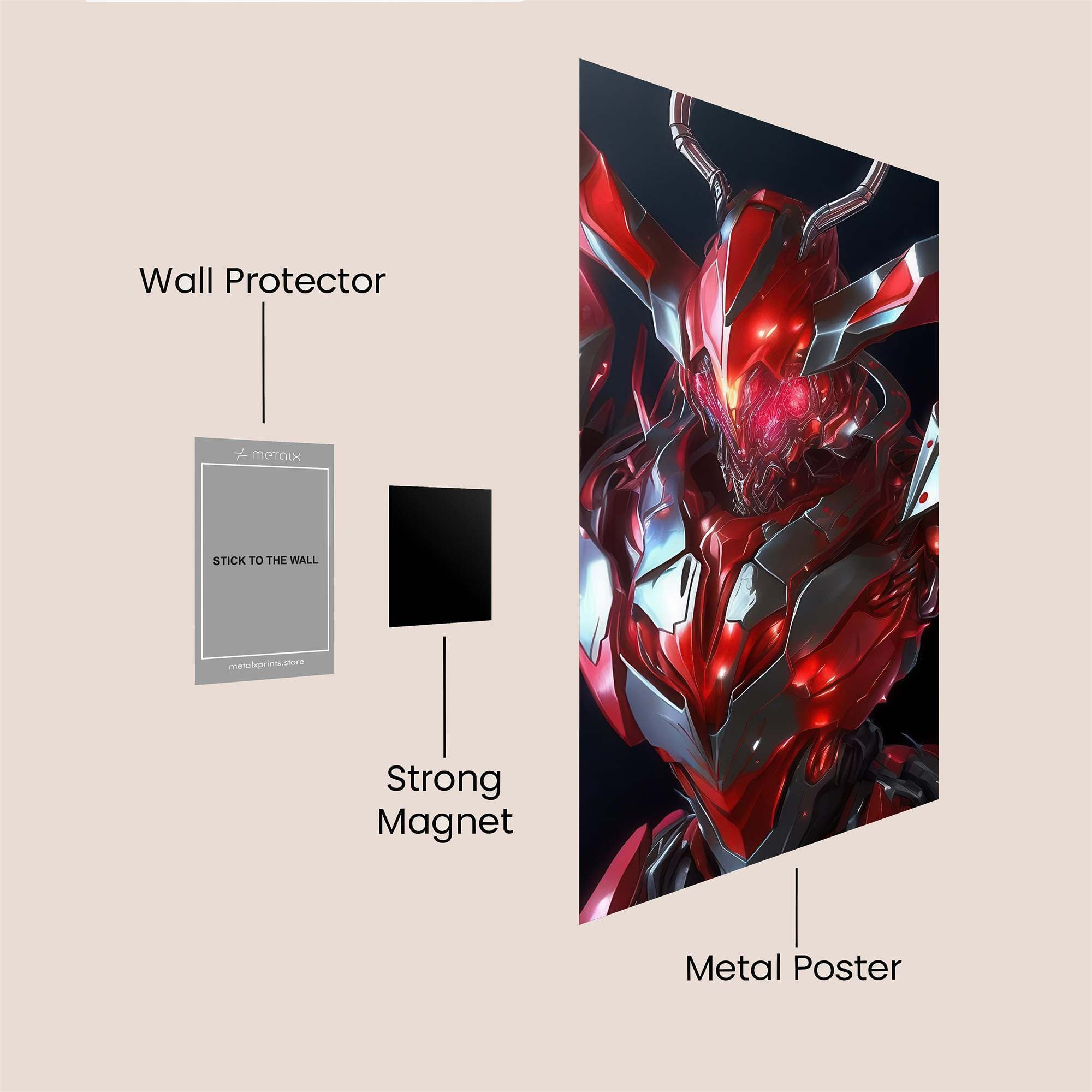 Demon Fury Safe Wall Magnetic / M