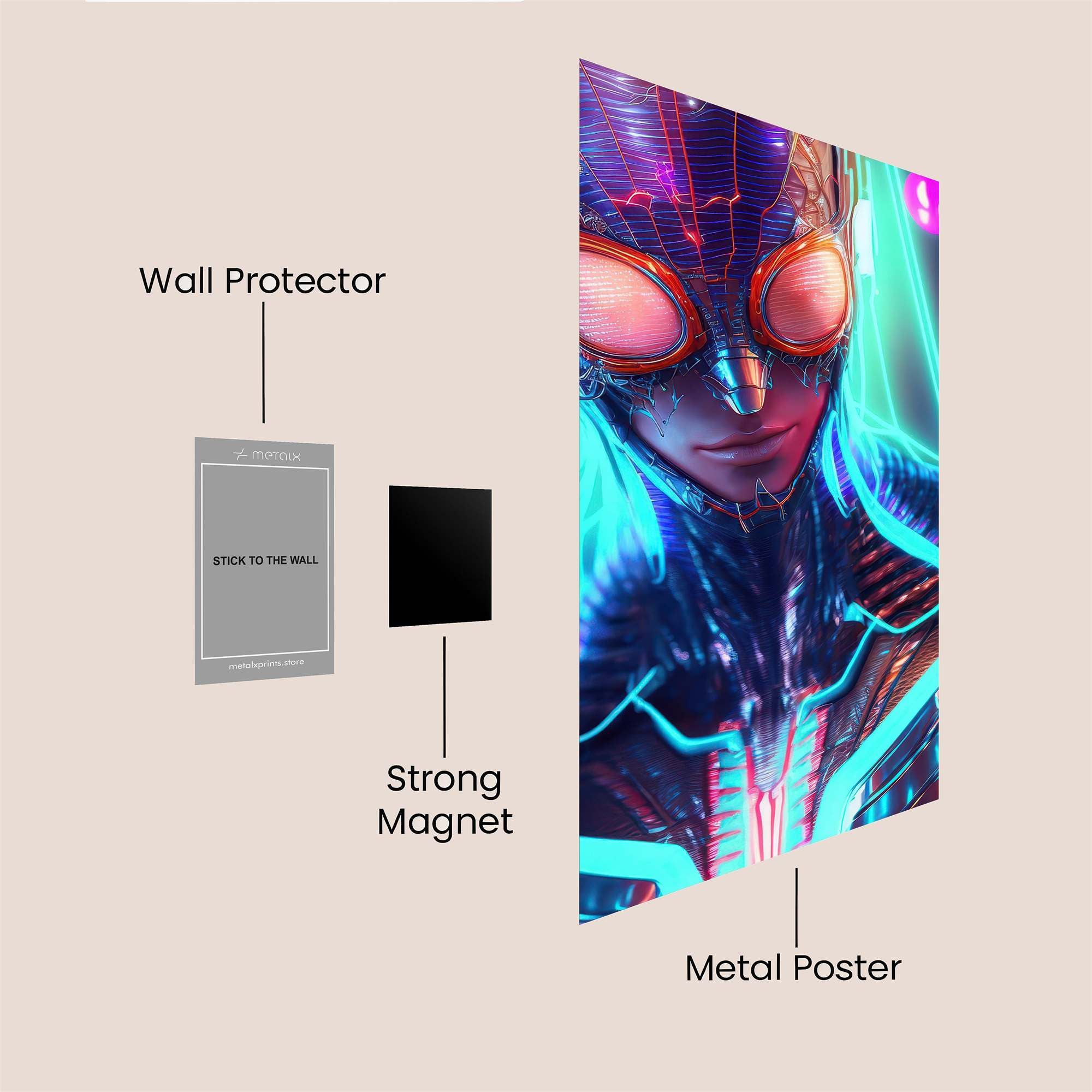 Spider Radiant Safe Wall Magnetic / M